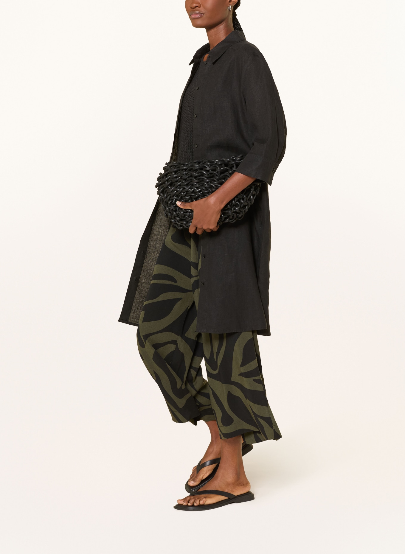 OPUS Culotte MISHA: SCHWARZ / KHAKI