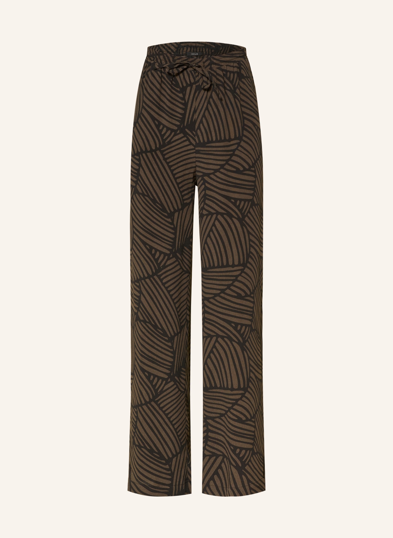 OPUS Marlenehose MAROU: SCHWARZ / KHAKI