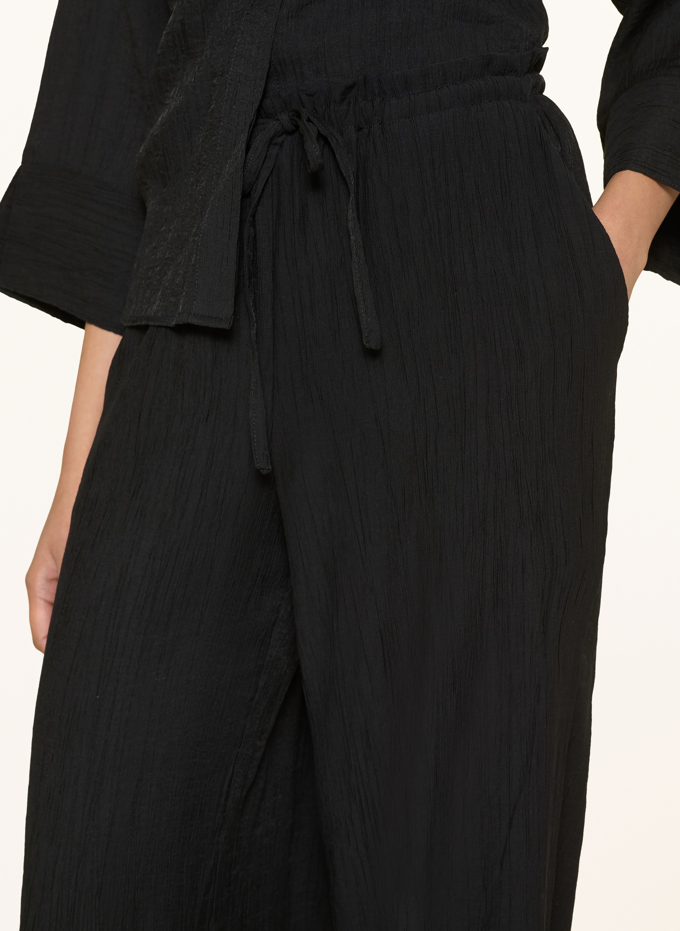 OPUS MAROU Marle Pants: BLACK