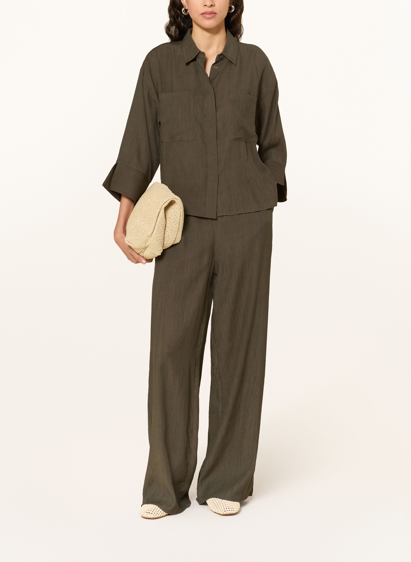 OPUS MAROU Marle Pants: KHAKI