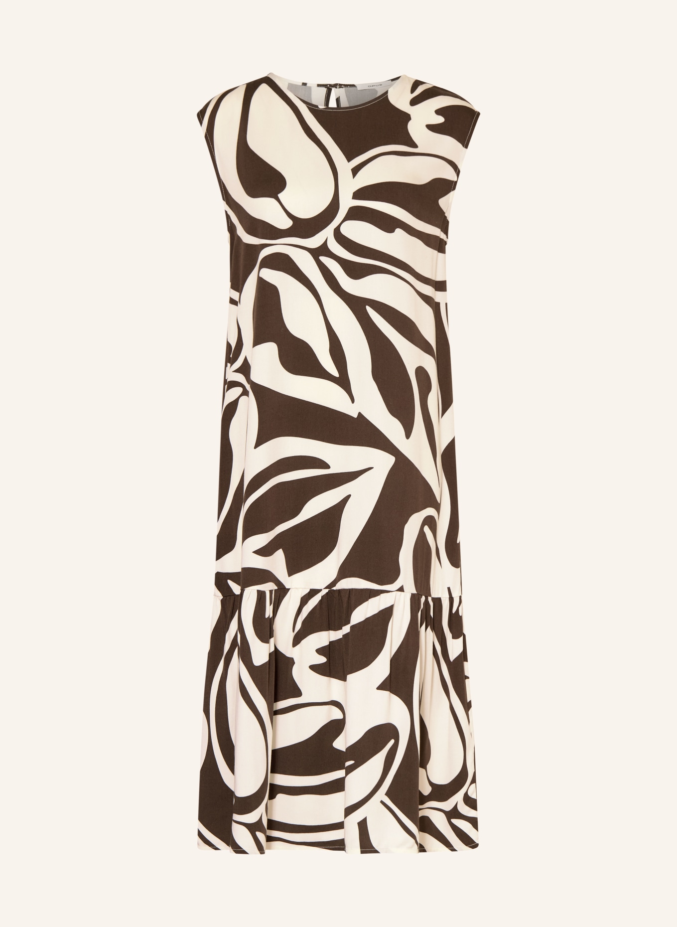 OPUS Rochie WICYLA LUSH: ALB / MARO ÎNCHIS