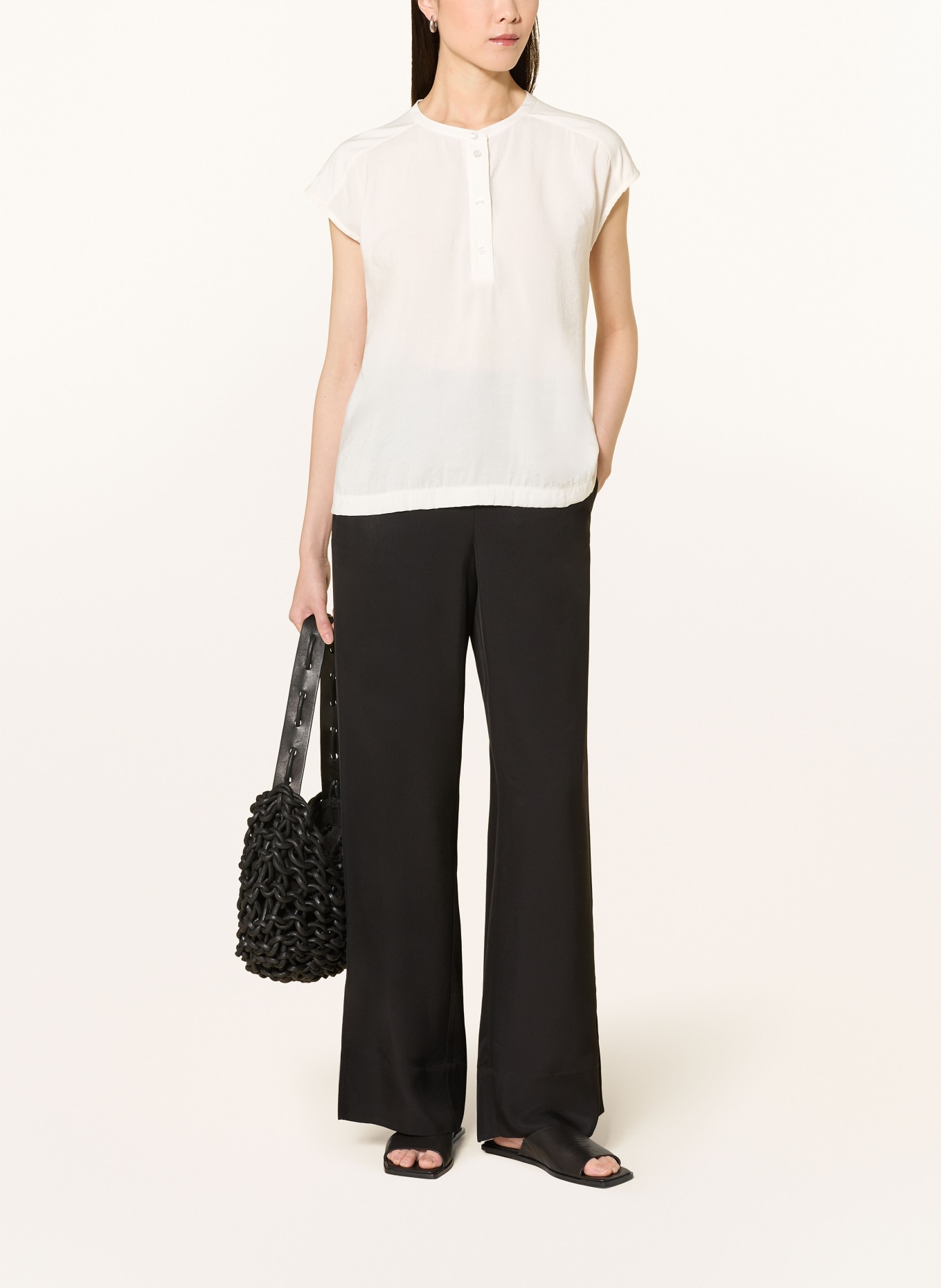 OPUS SAJULA Blouse Shirt: WHITE