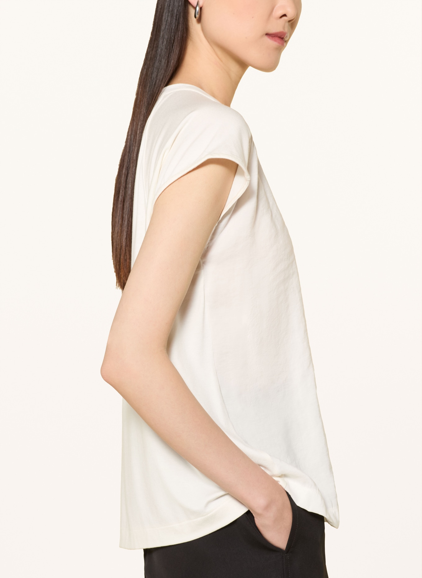 OPUS SAJULA Blouse Shirt: WHITE