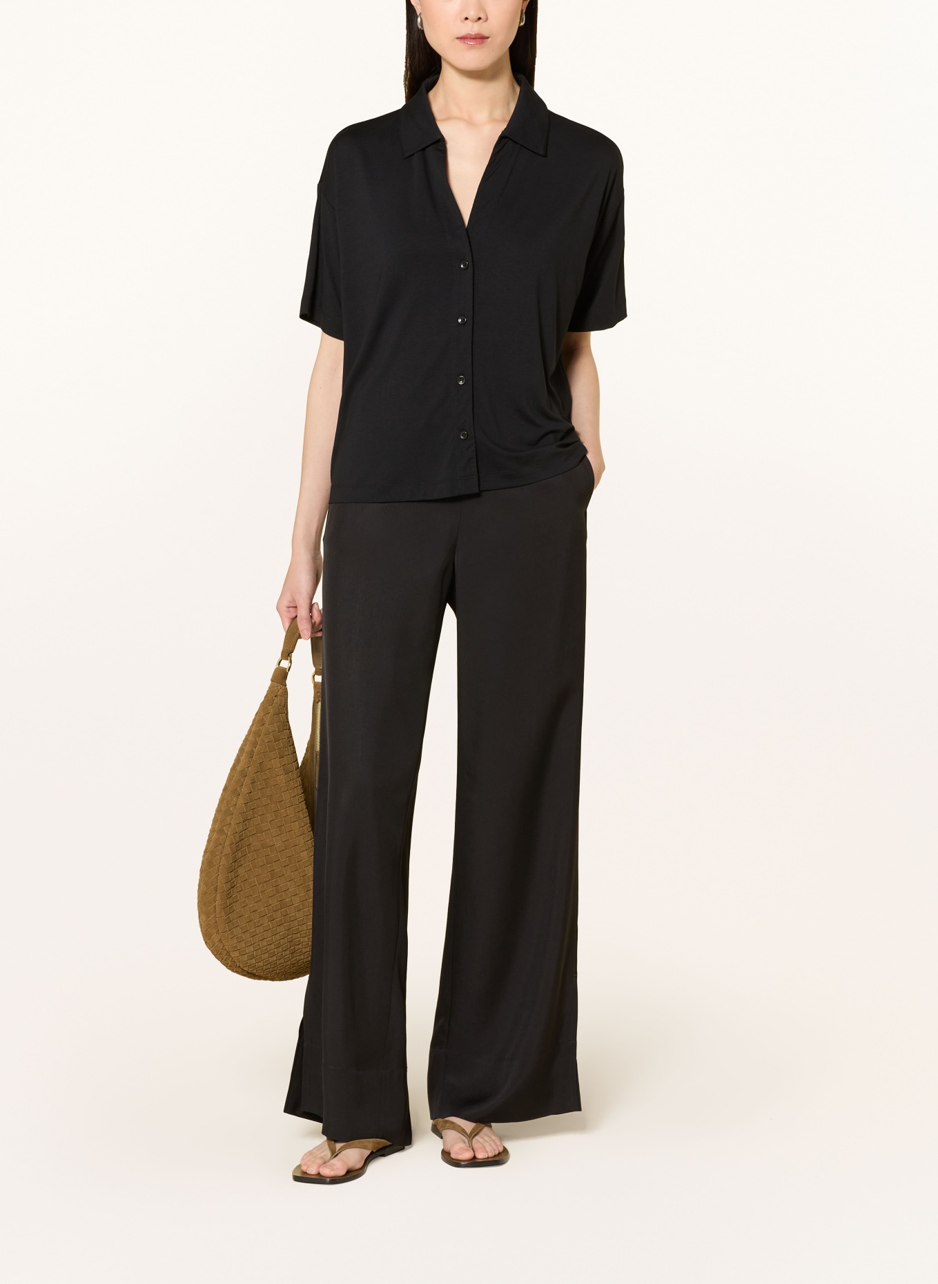 OPUS Bluse SAJACKI: SORT