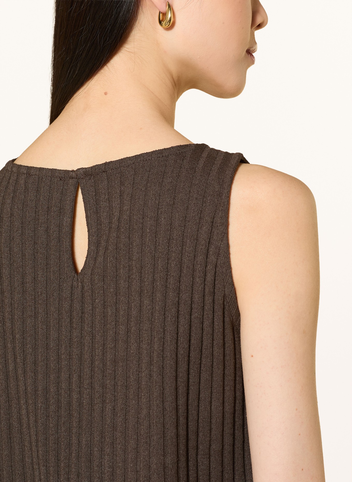 OPUS Stricktop IPOMA SLIT: DUNKELBRAUN