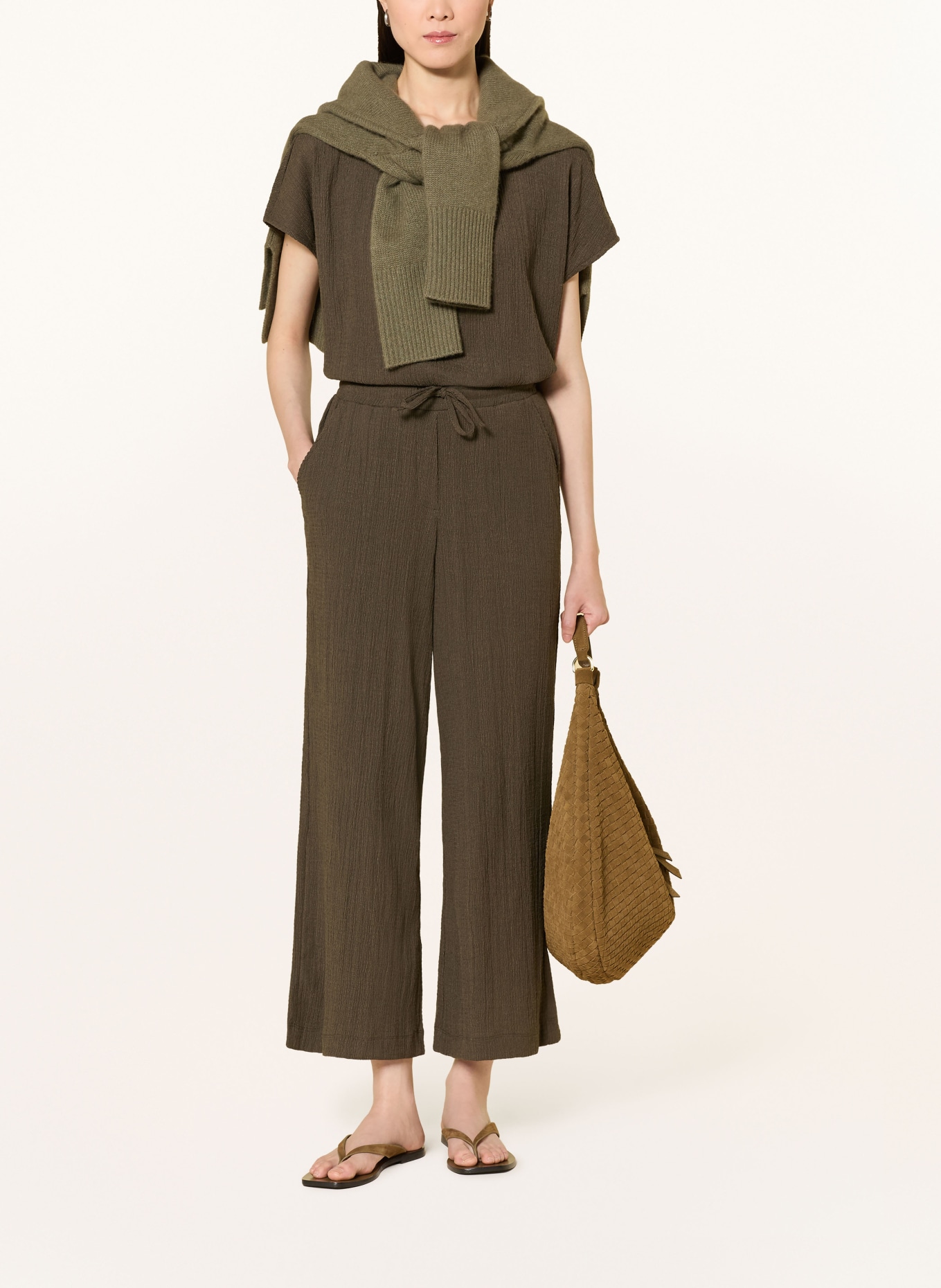 OPUS Culotte MILENI SUN: DUNKELGRÜN