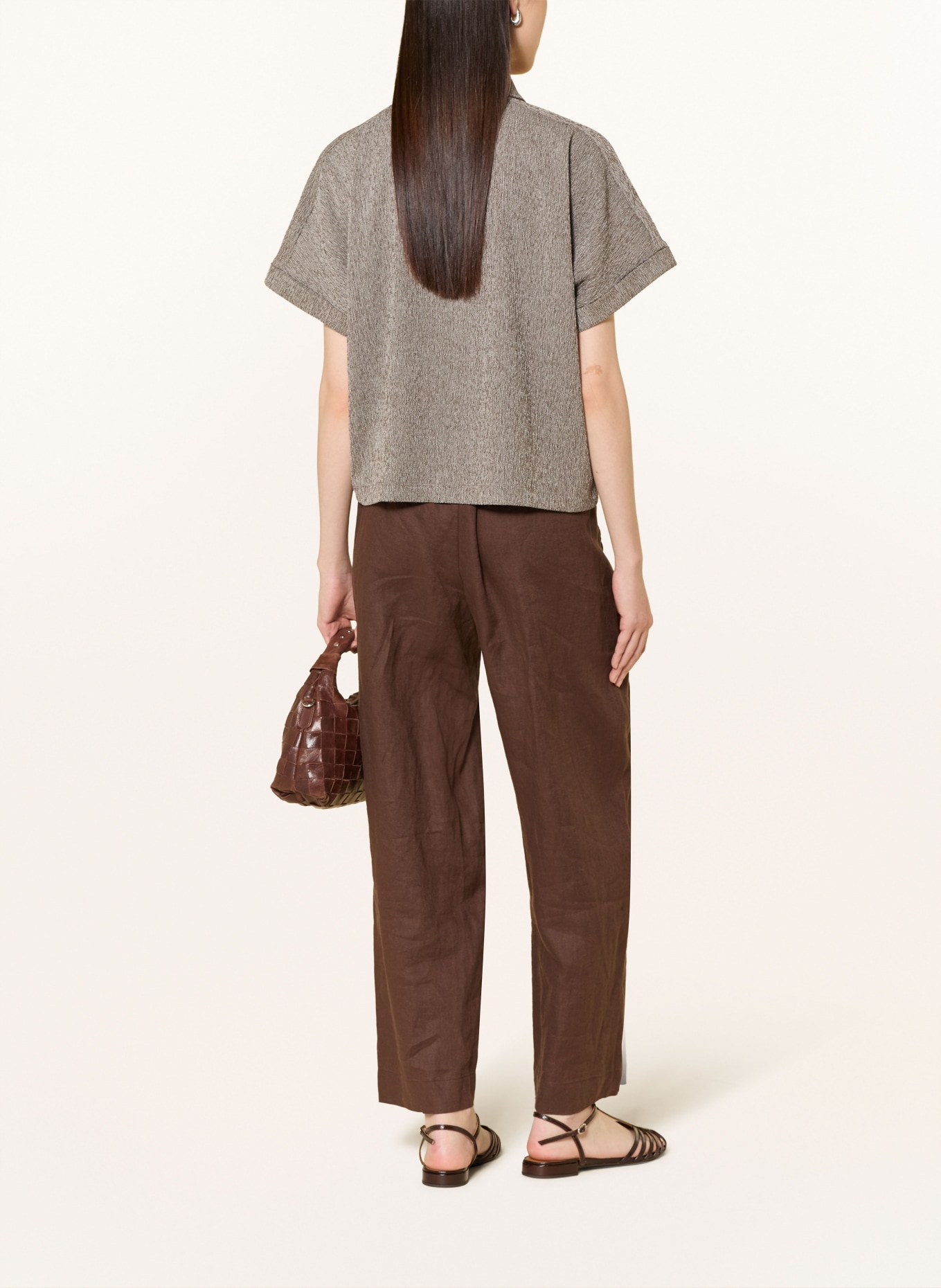 OPUS SOASI Shirt Blouse: TAUPE