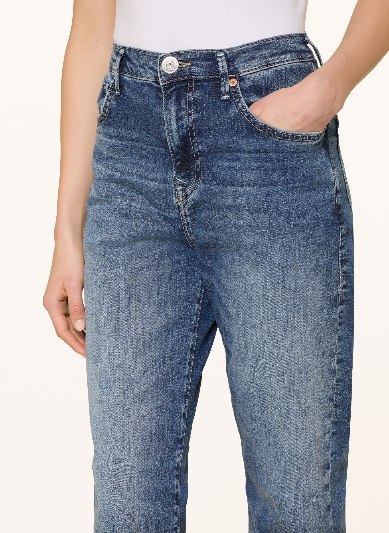 TRUE RELIGION Mom Jeans HOPE: 4646 Light Blue