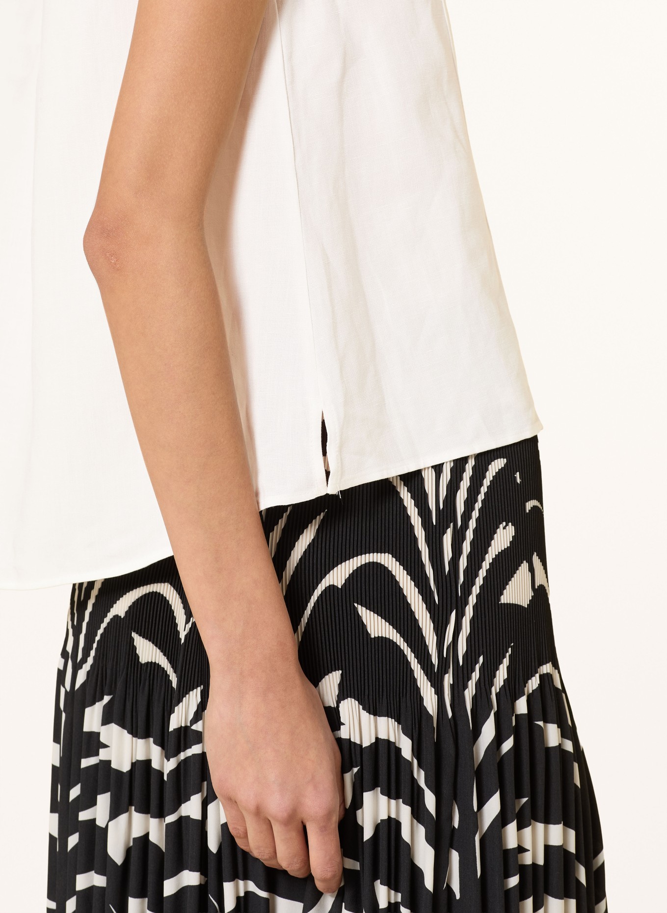 OPUS FAZIL Blouse Top: WHITE