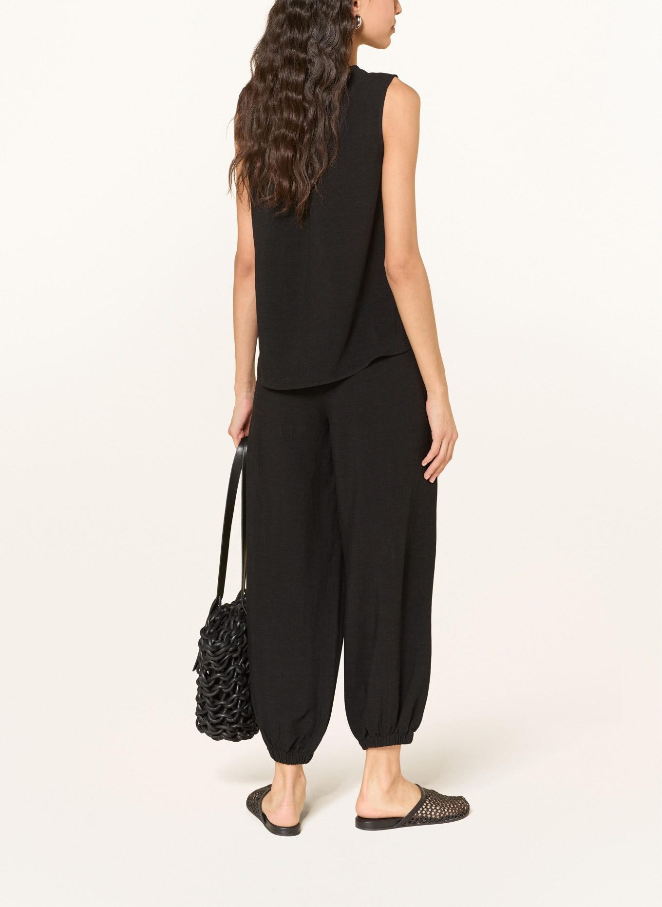 OPUS FAZIL Blouse Top: BLACK