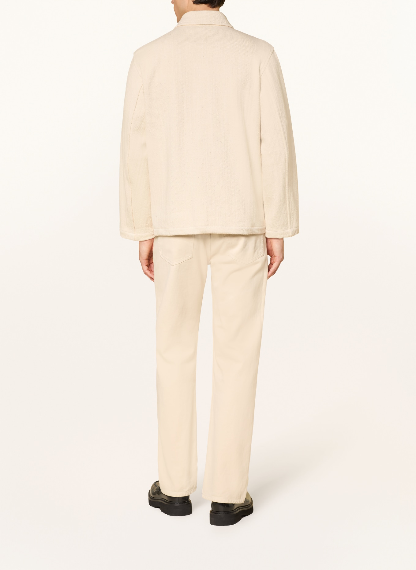 SANDRO Overjacket: ECRU