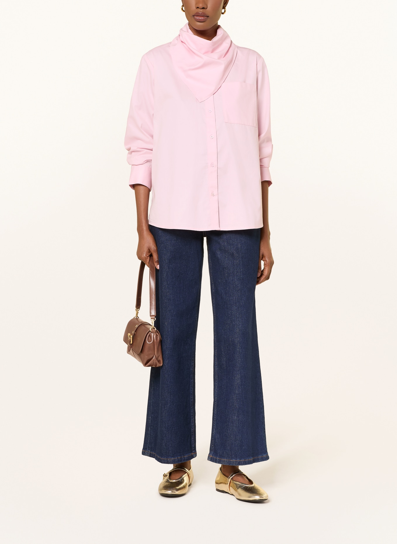 maje bluzka: JASNORÓŻOWY