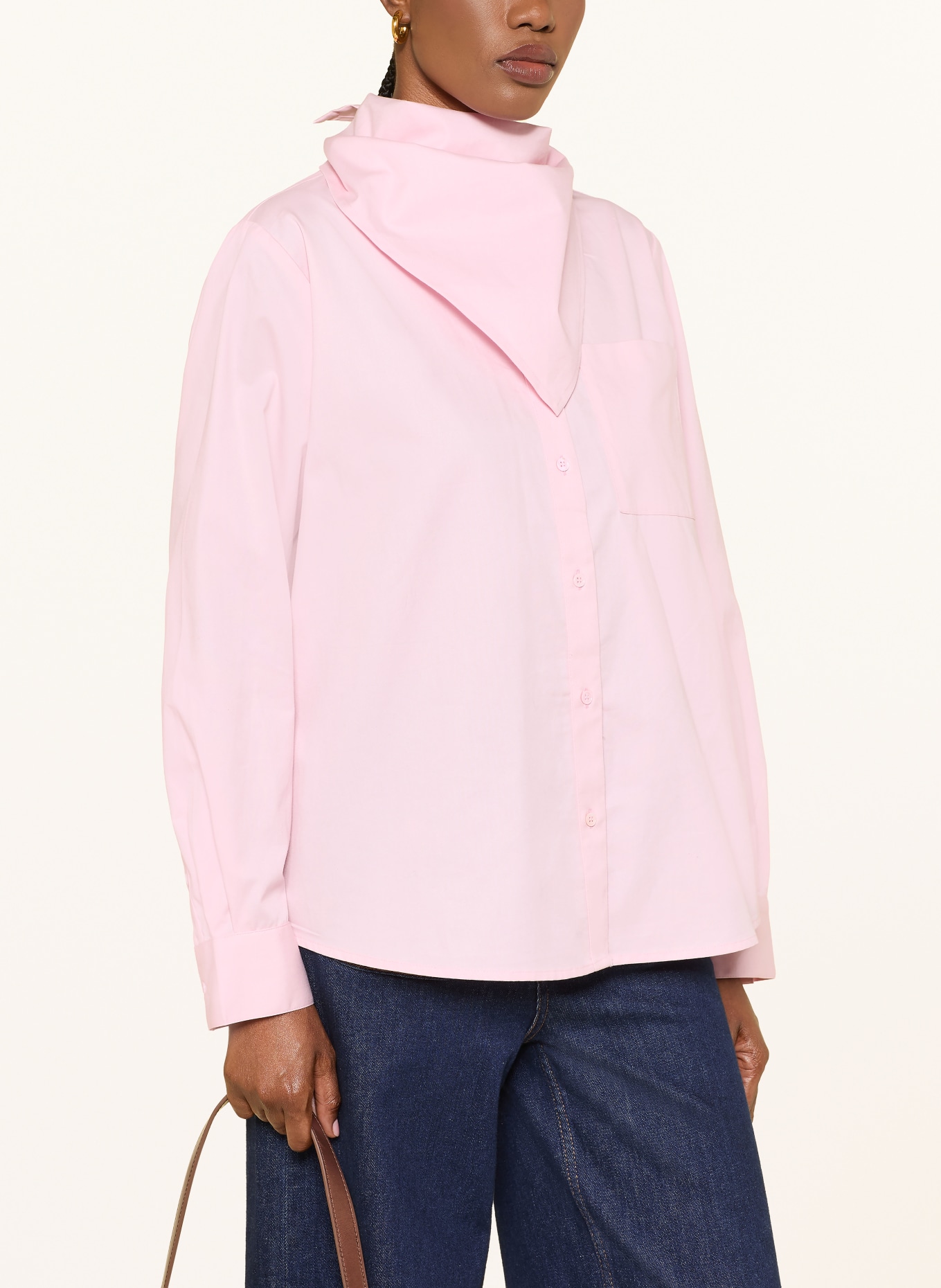 maje bluzka: JASNORÓŻOWY