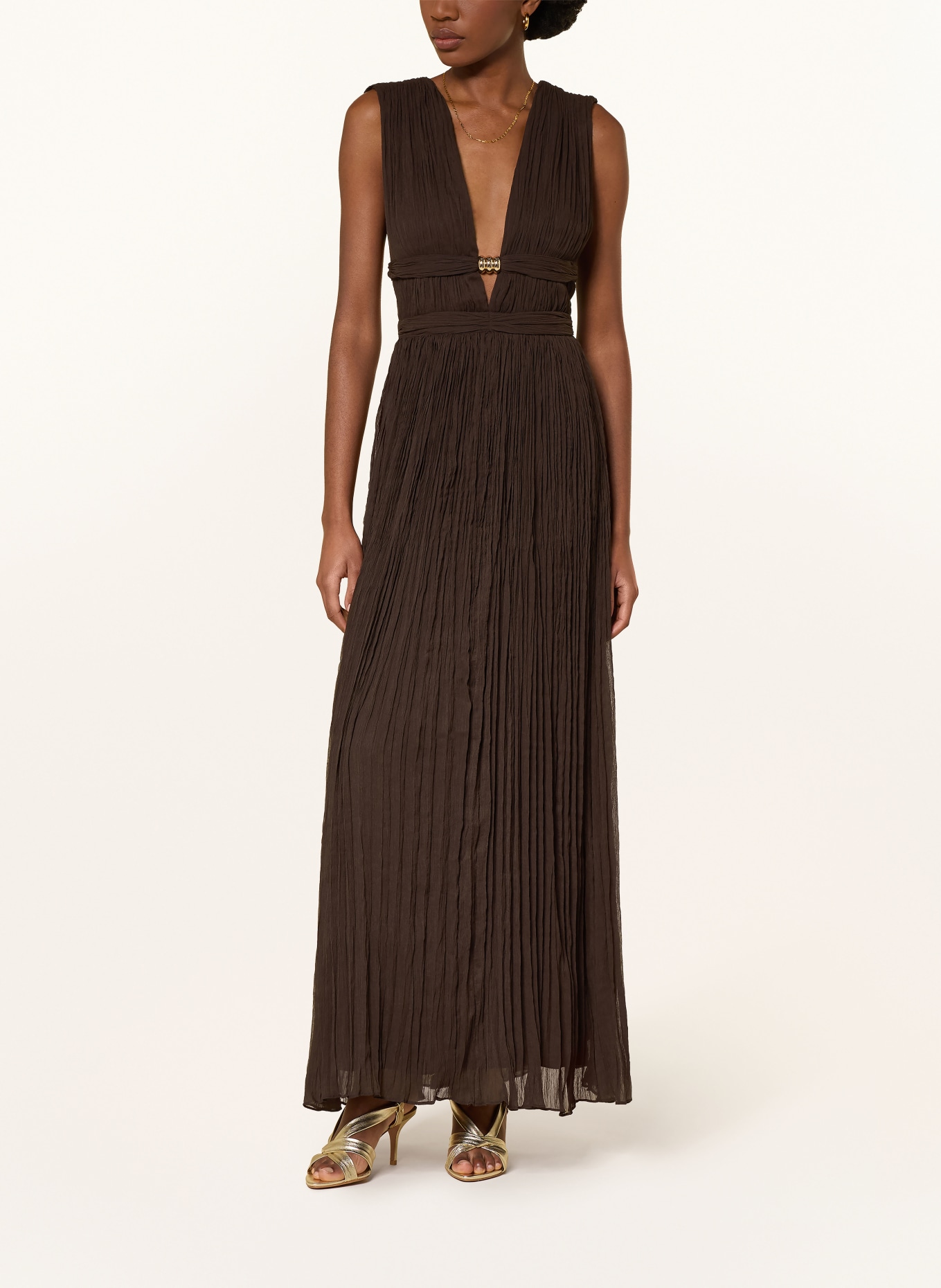 ba&sh Kleid TANIA: DUNKELBRAUN