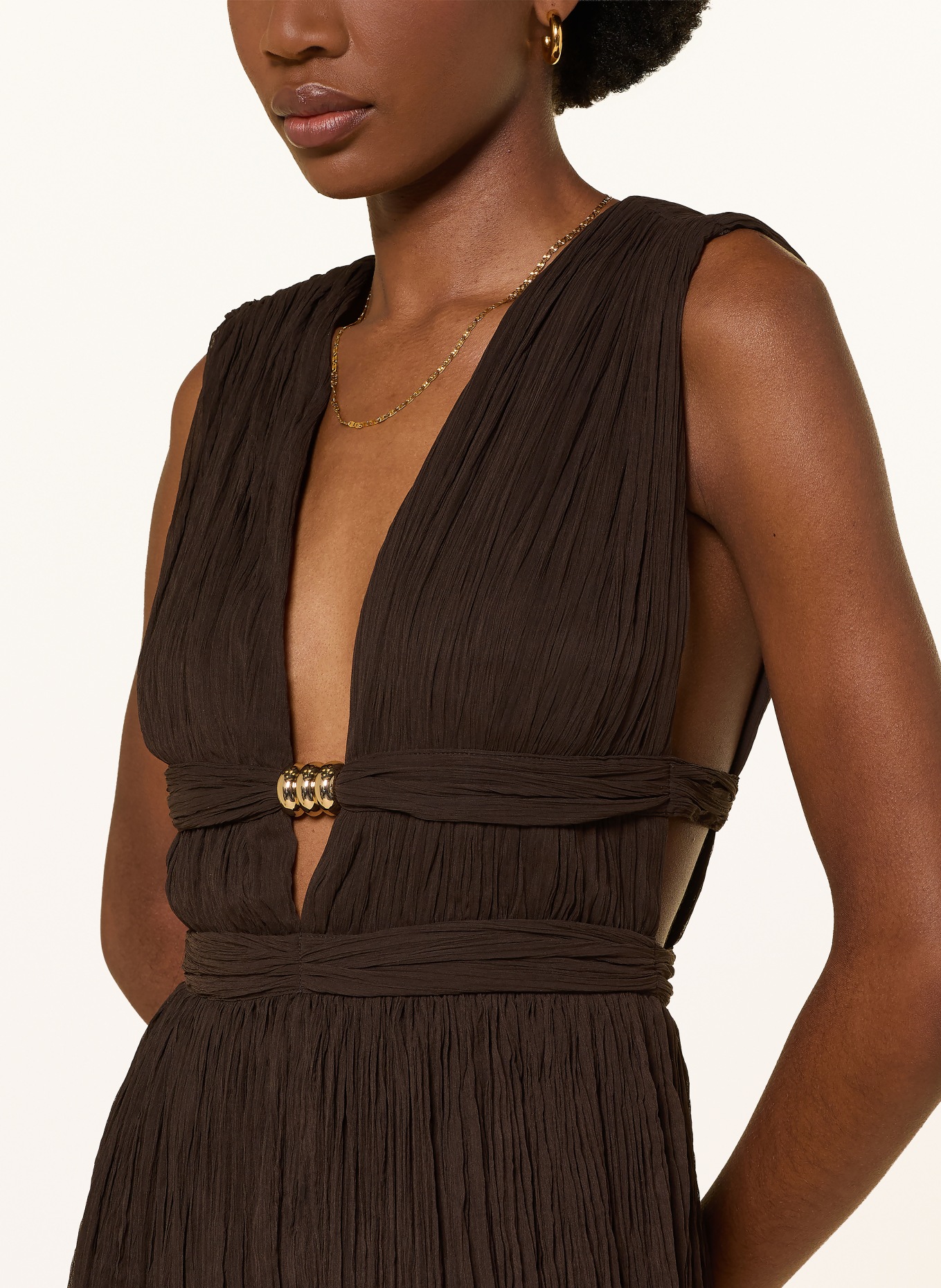 ba&sh Kleid TANIA: DUNKELBRAUN