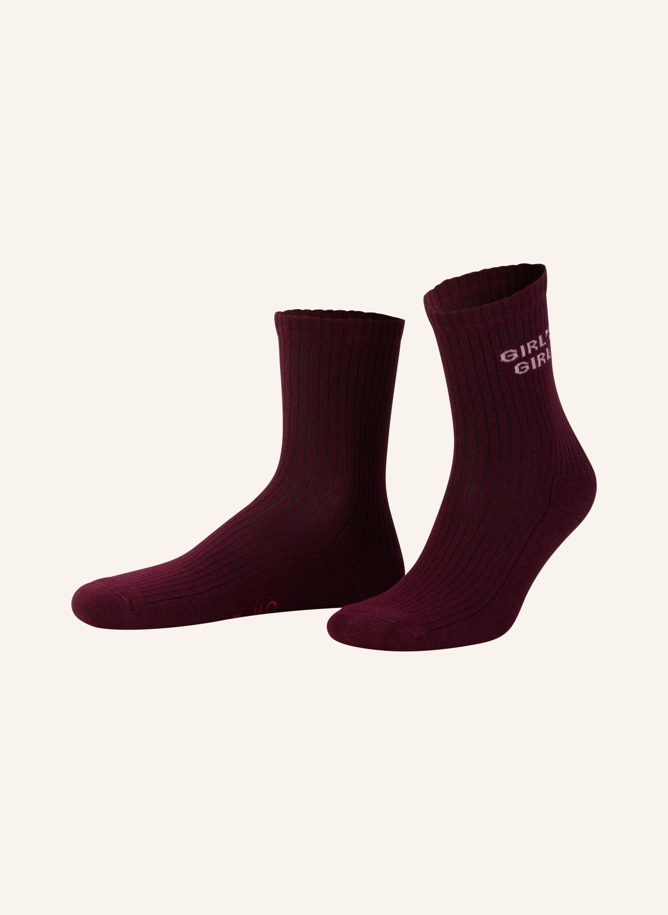 OH APRIL Socks for Girls: BROWN