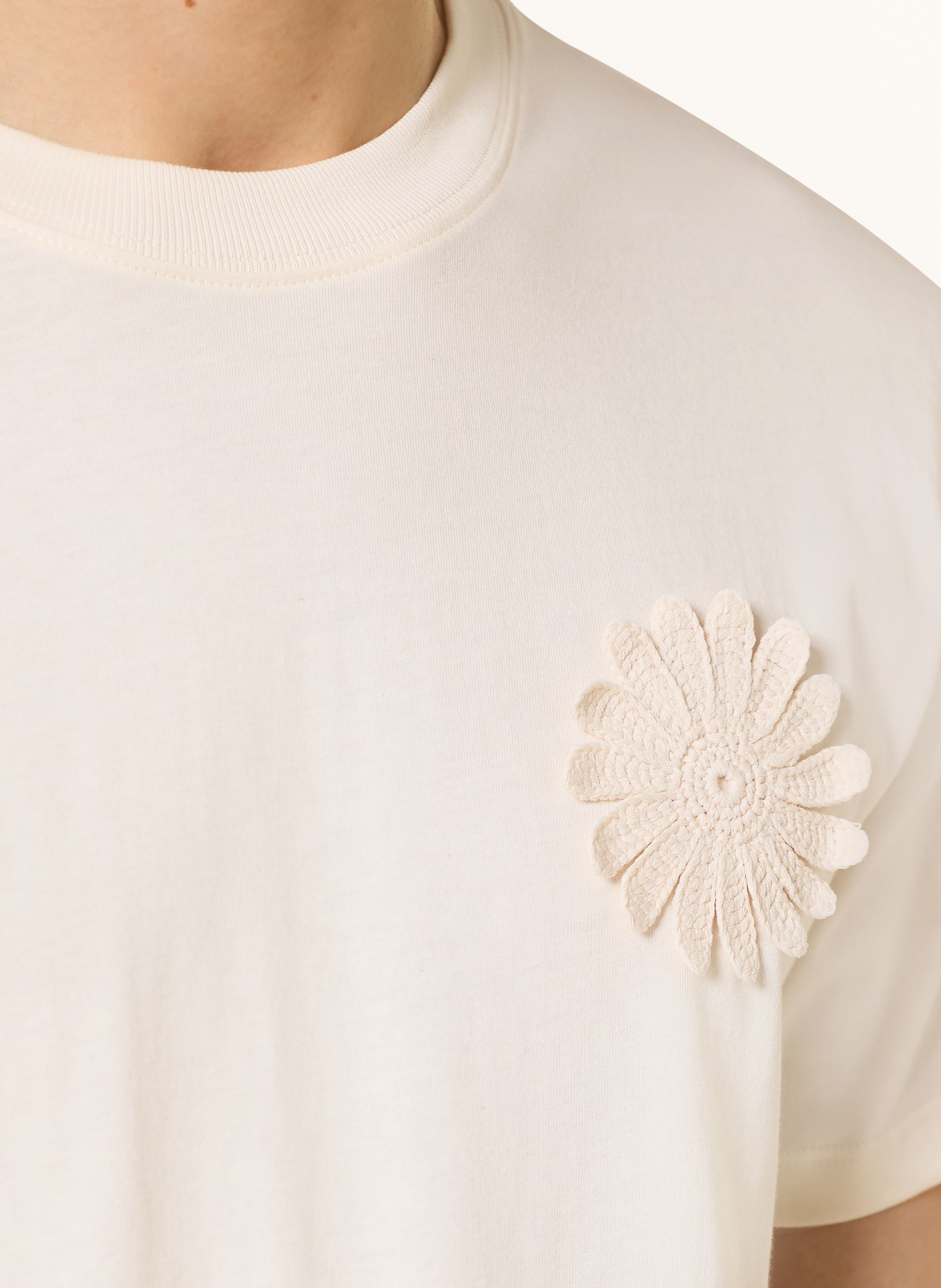 SANDRO Koszulka: KREMOWY