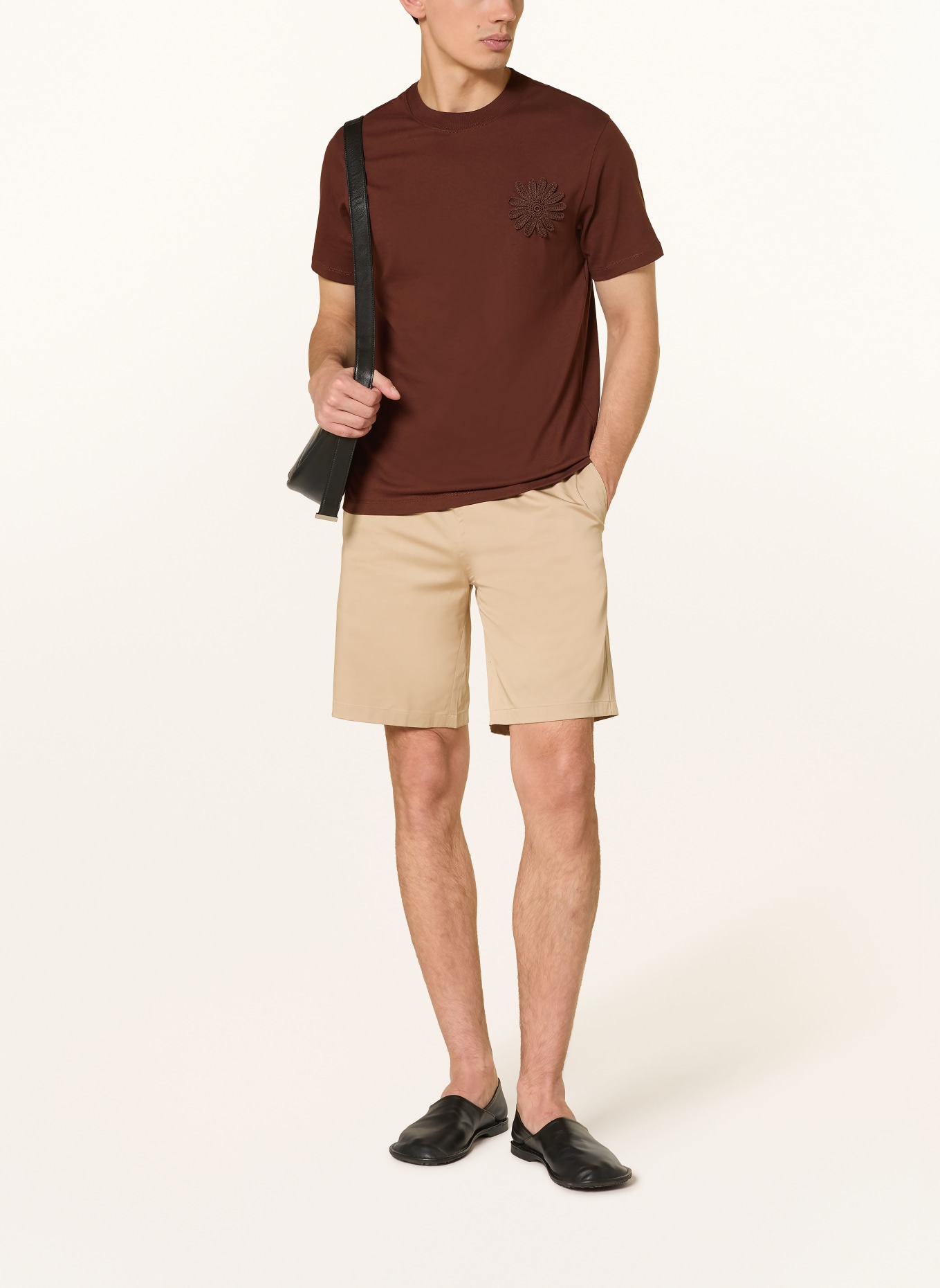 SANDRO Koszulka: BRĄZOWY