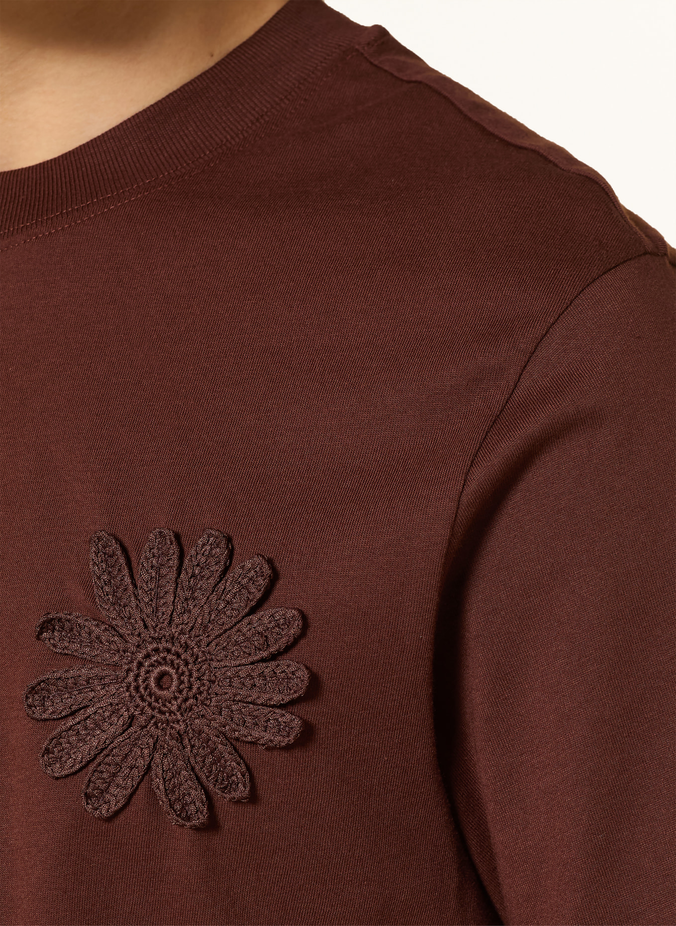 SANDRO Koszulka: BRĄZOWY