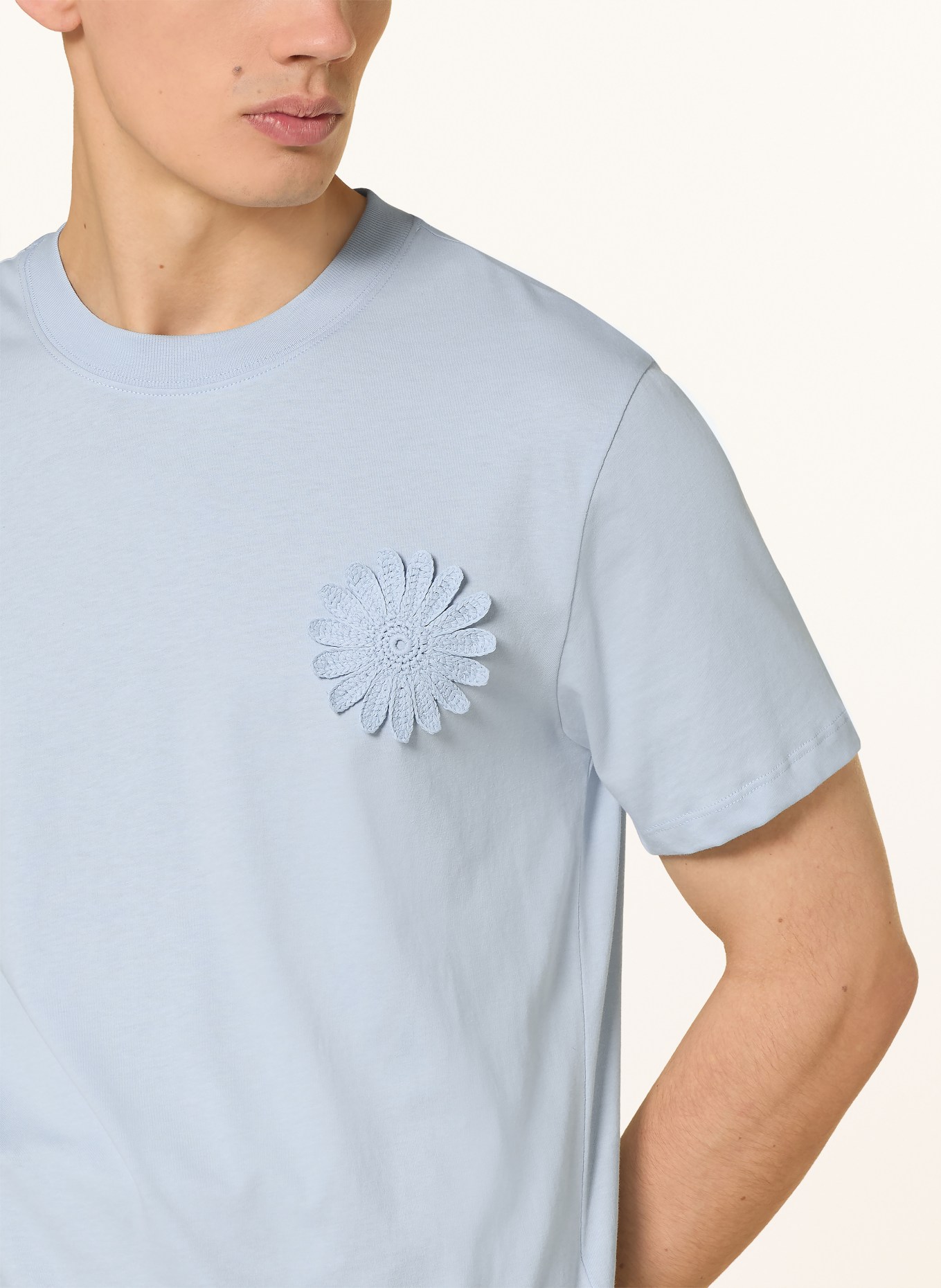 SANDRO Koszulka: JASNONIEBIESKI