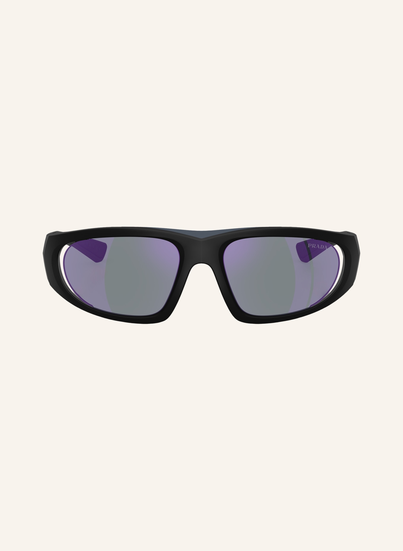 PRADA LINEA ROSSA Okulary przeciwsłoneczne PS B03S: MATOWA CZERŃ/ SZARY LUSTRZANY