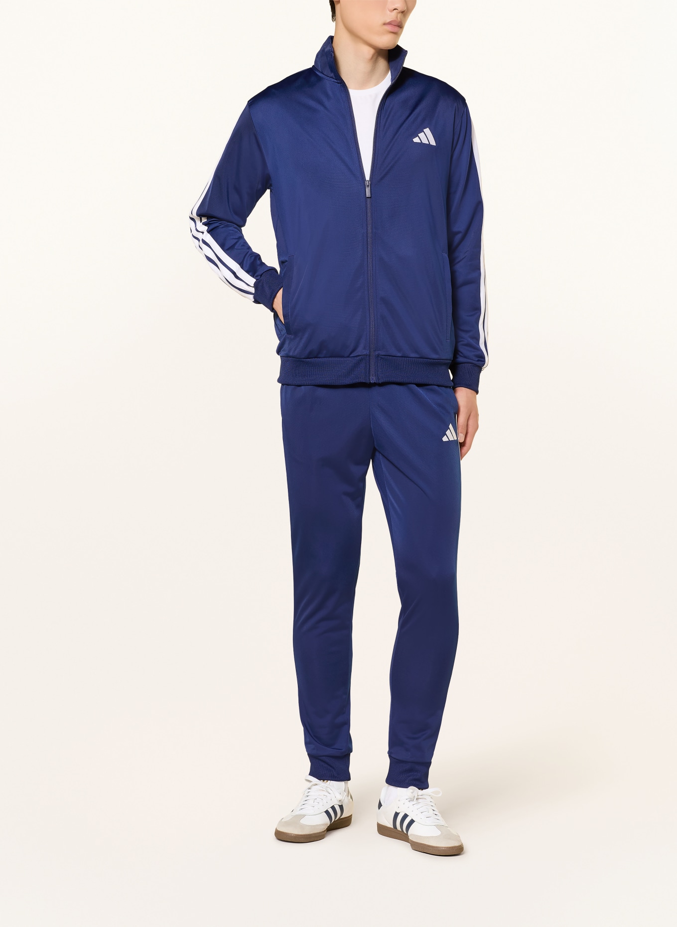 adidas Trainingsanzug DAYREADY: DUNKELBLAU / WEISS