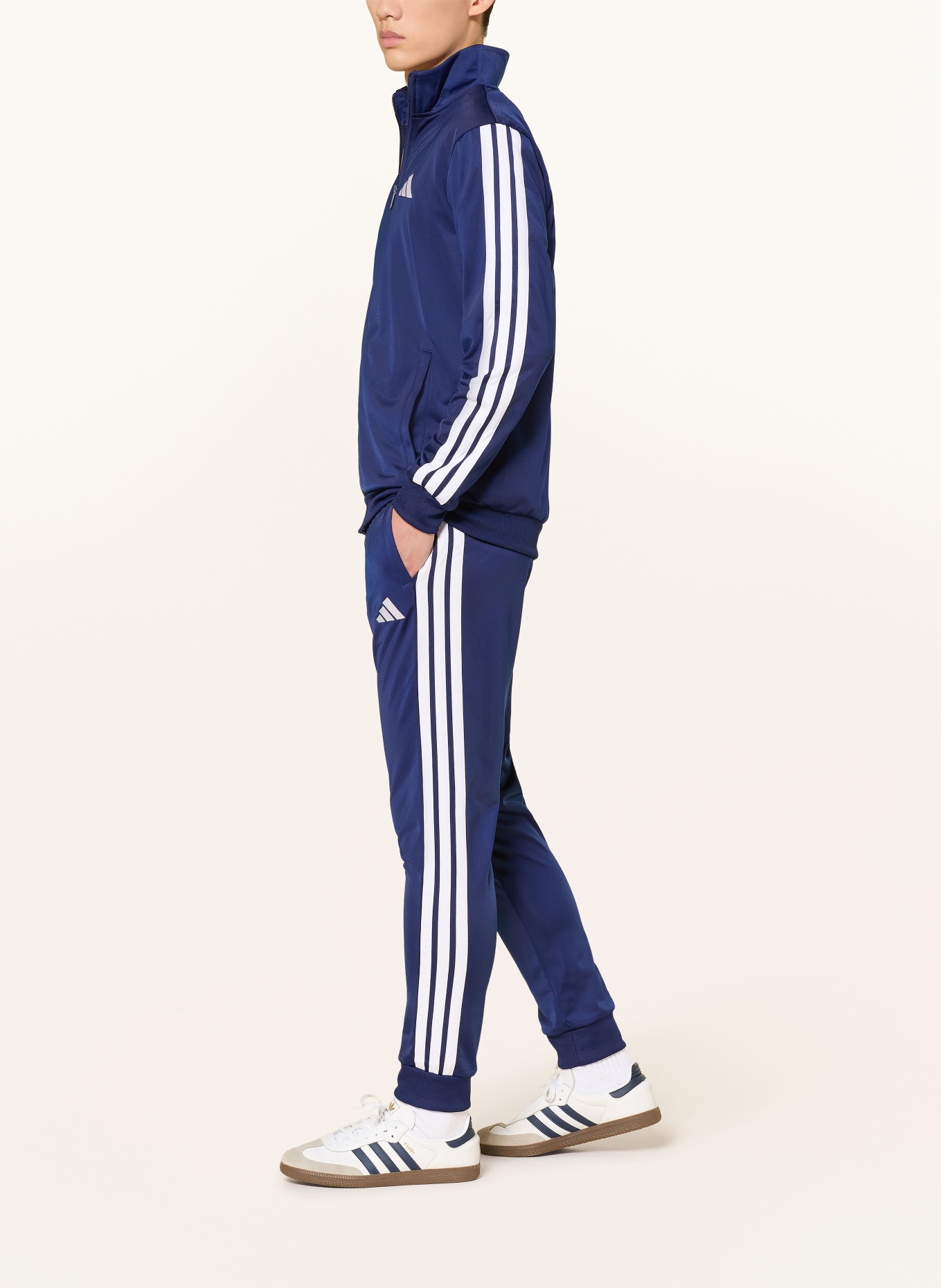 adidas Trainingsanzug DAYREADY: DUNKELBLAU / WEISS