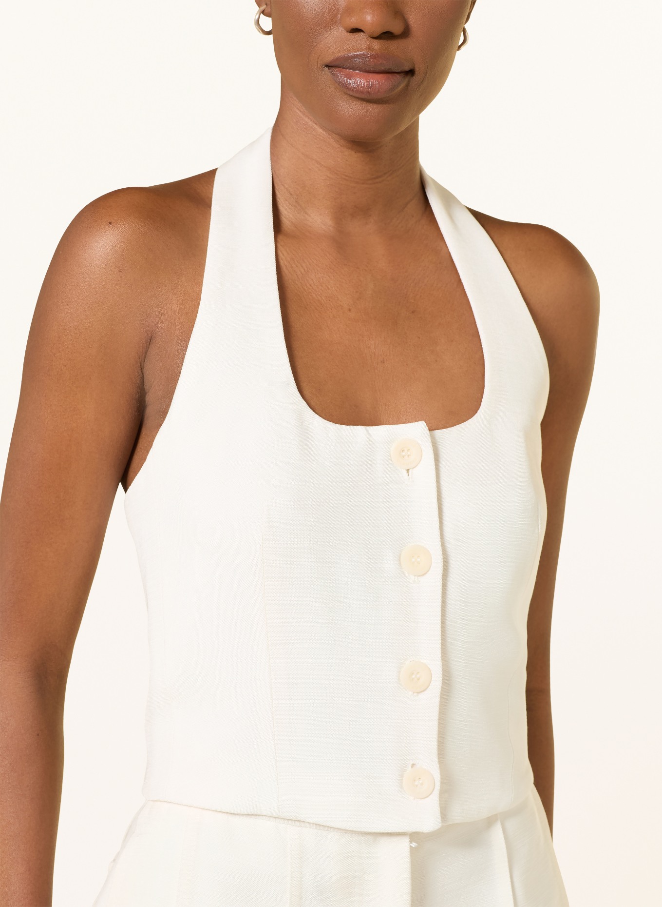 CLAUDIE PIERLOT Top: ECRU