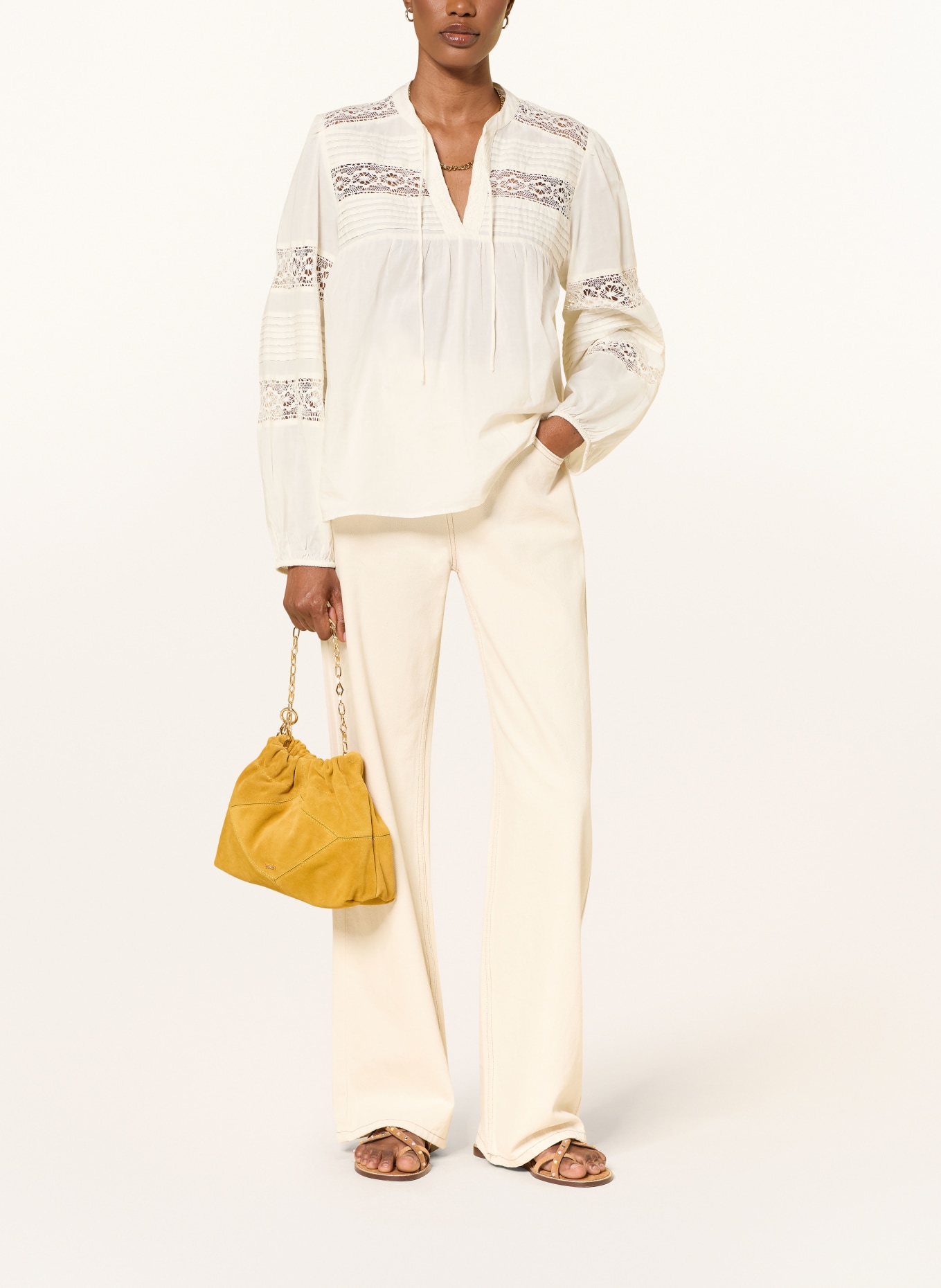 ba&sh Handtasche JUNE SMALL: DUNKELGELB