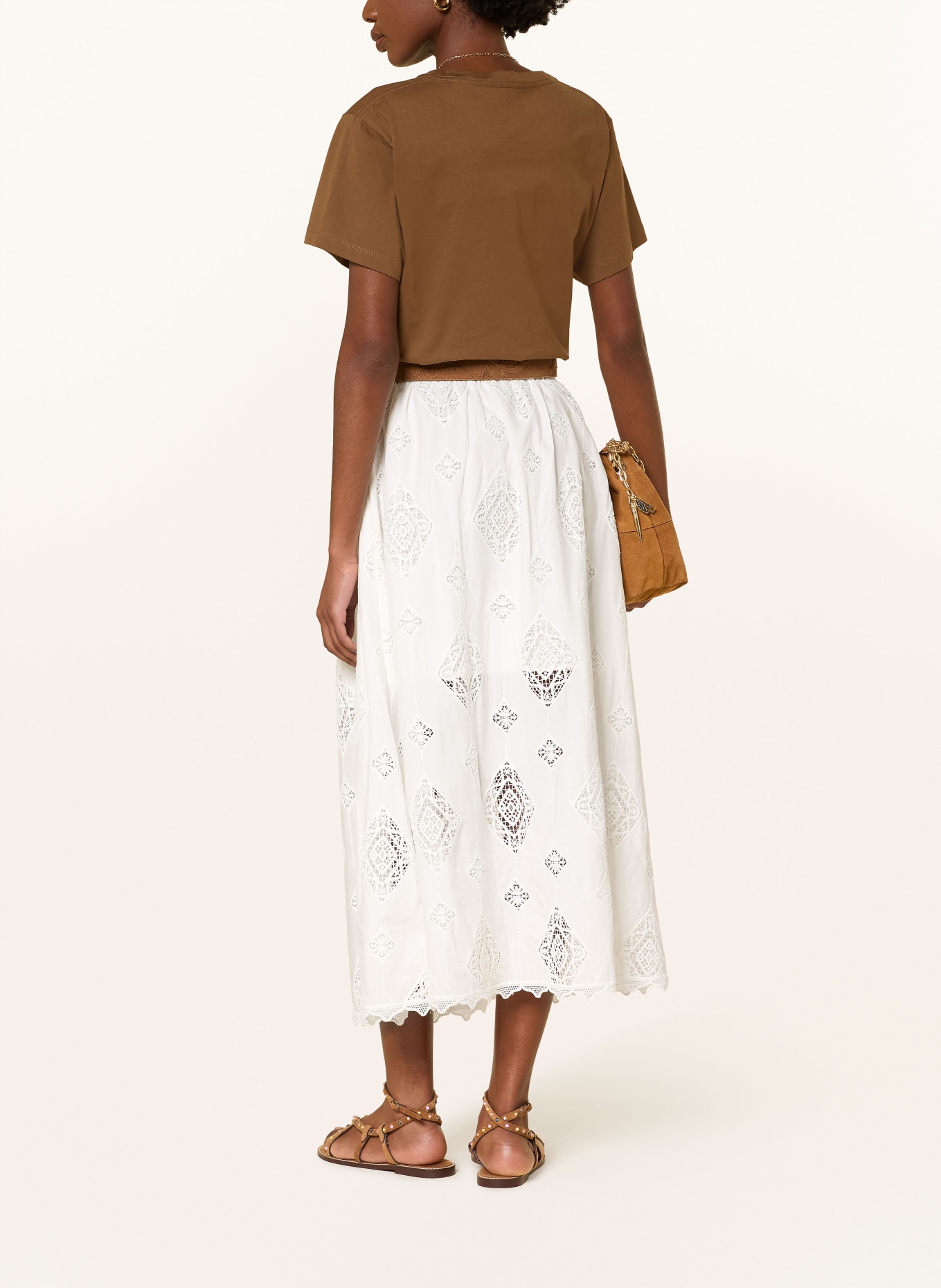 ba&sh Rock MONA mit Lochspitze: ECRU