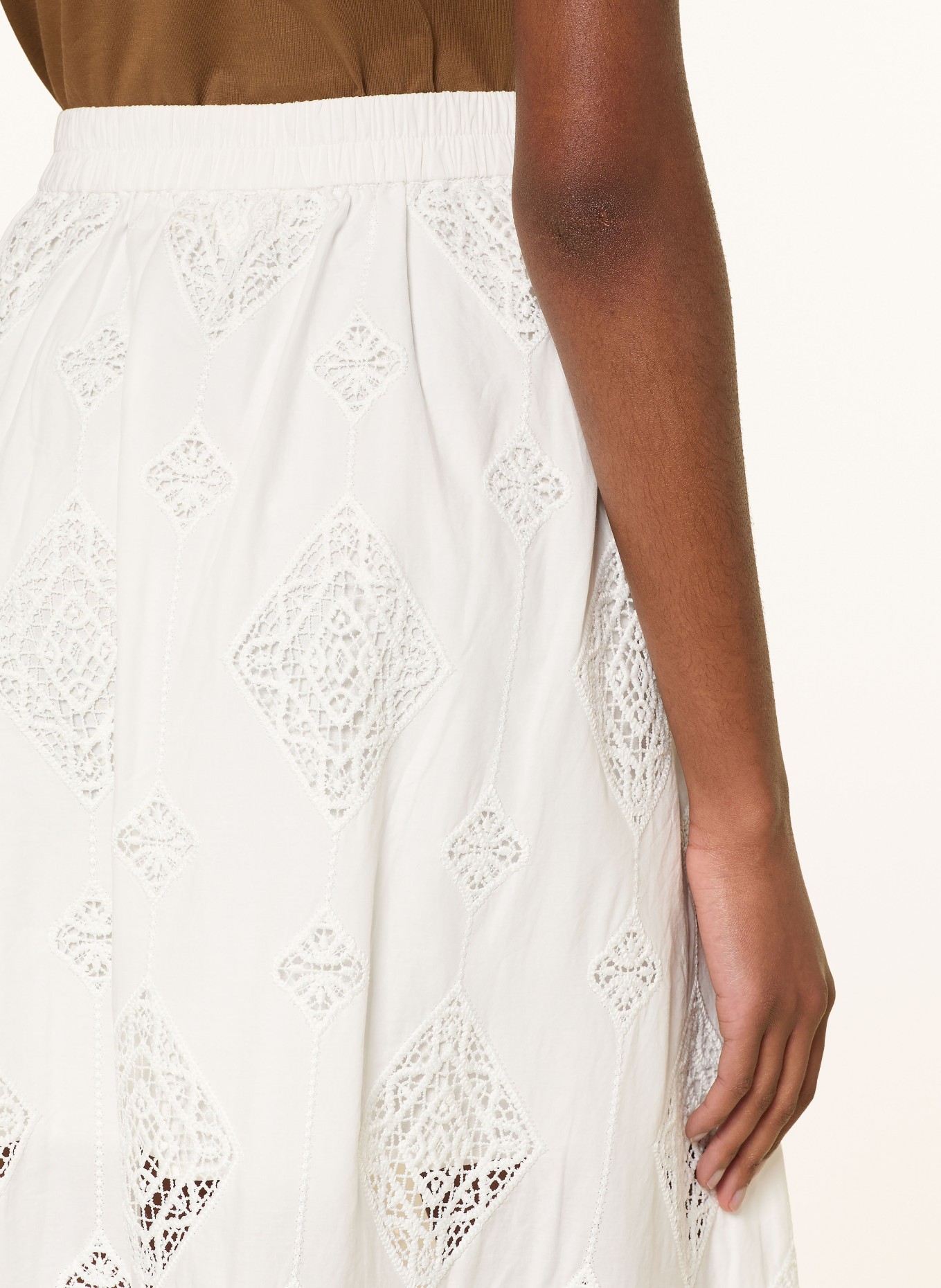 ba&sh Rock MONA mit Lochspitze: ECRU