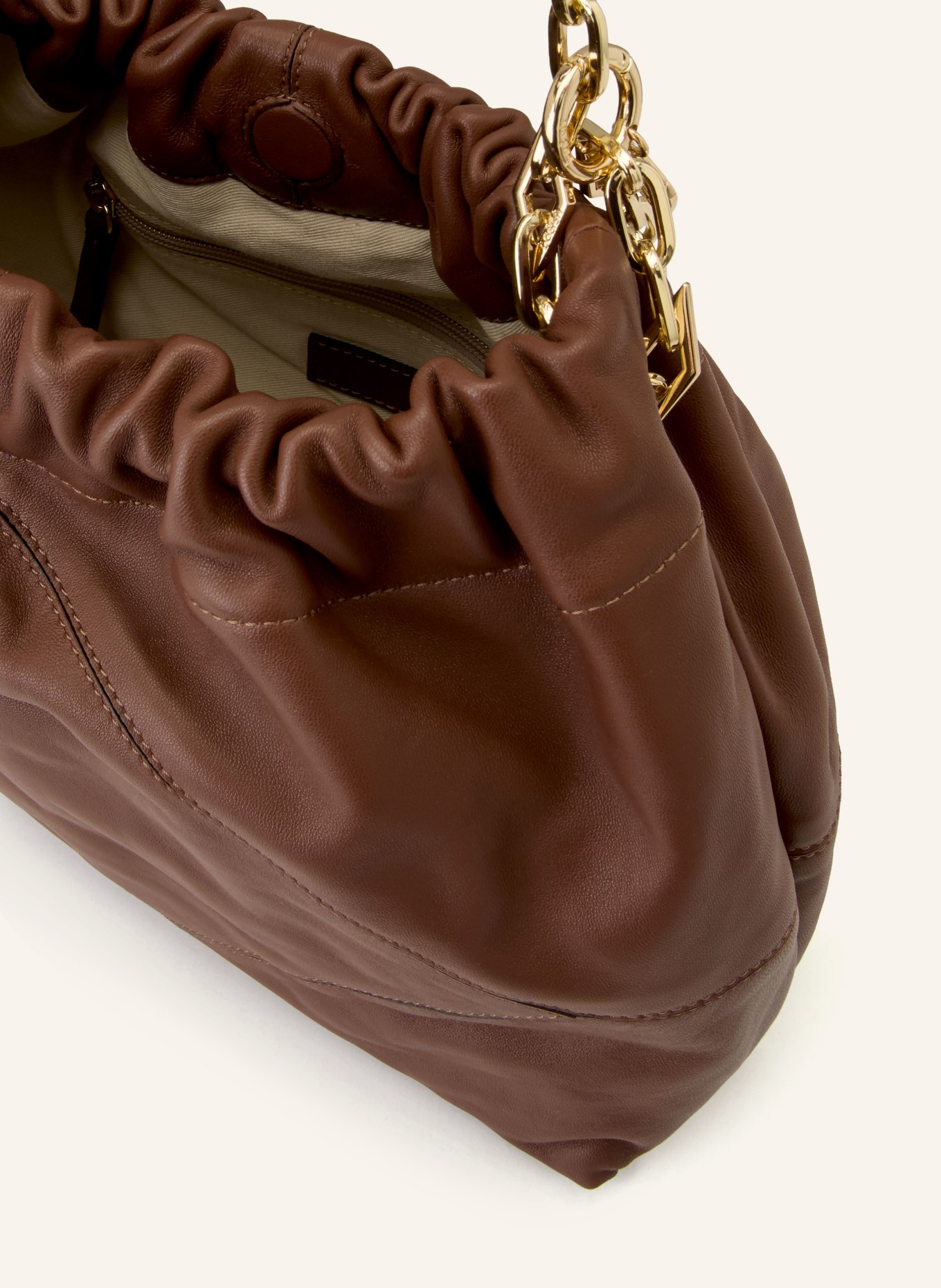 ba&sh Schultertasche: BRAUN