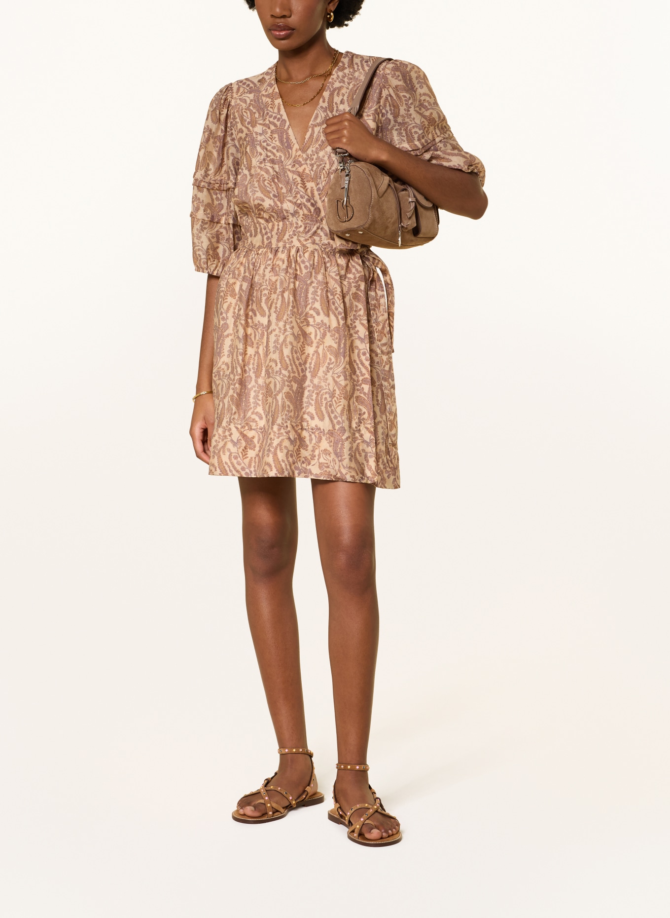 ba&sh Kabelka BENI SMALL: SVĚTLE HNĚDÁ