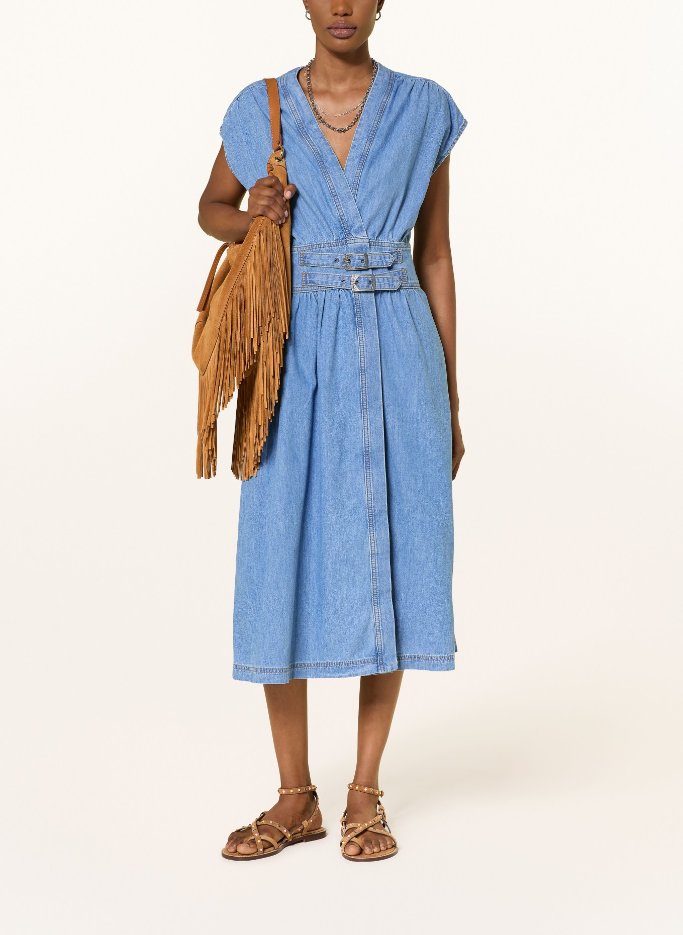 ba&sh Jeanskleid LOVE: BLAU