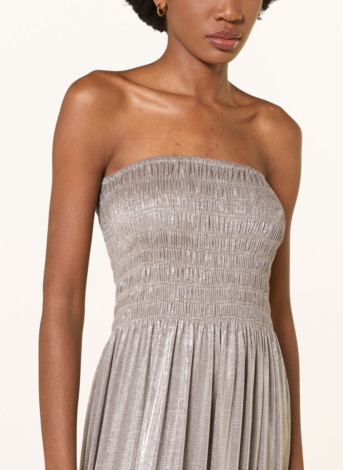 ba&sh Abendkleid ISABELLA: SILBER