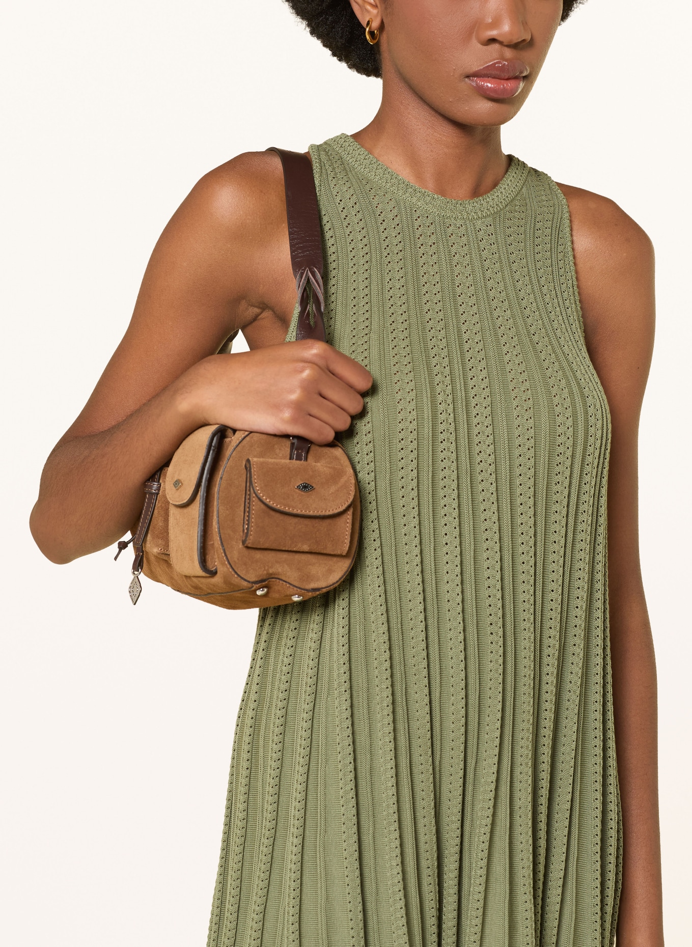 ba&sh Strickkleid SINNTA: OLIV