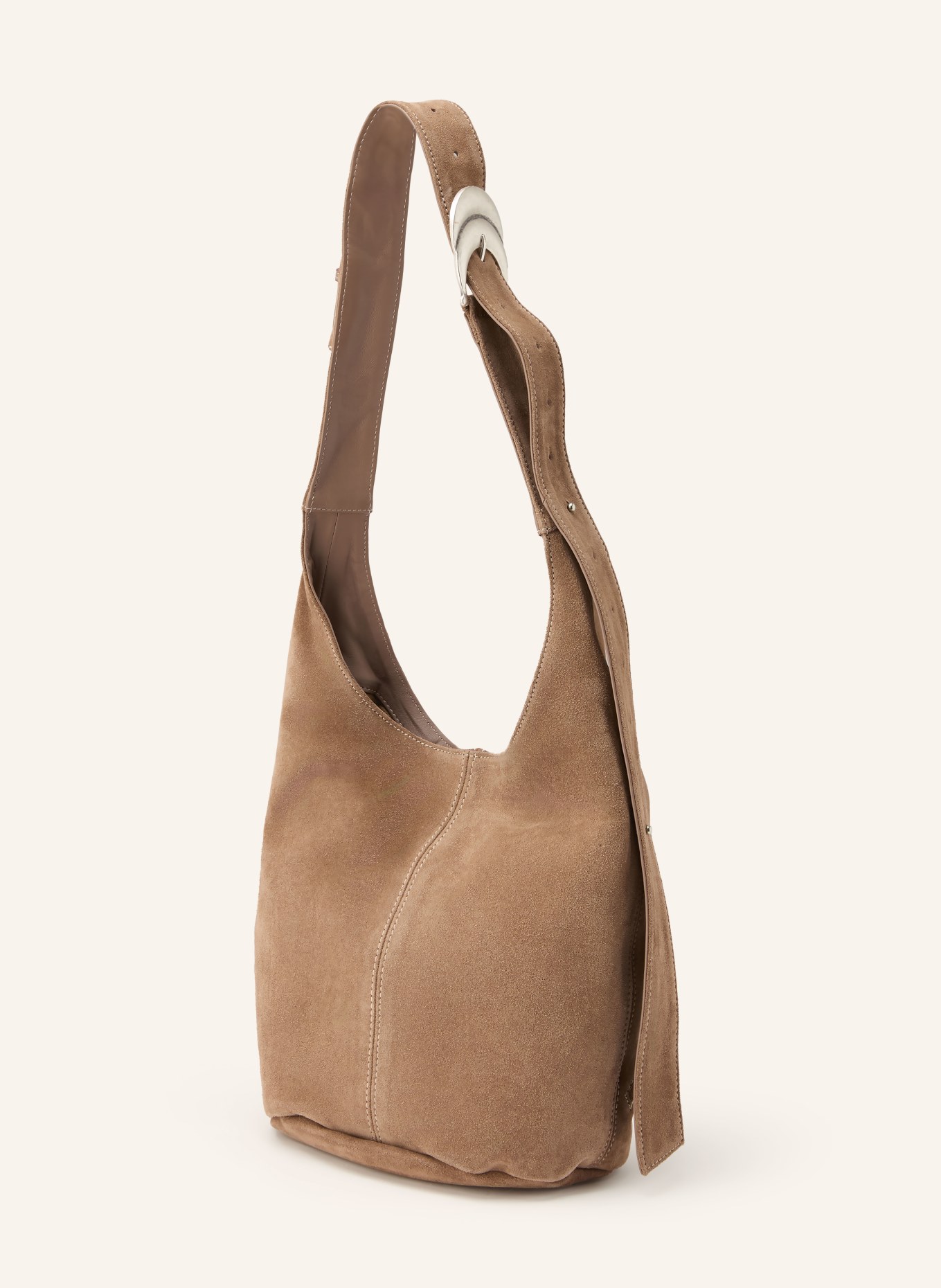 ba&sh Taška přes rameno YOUYOU LARGE: SVĚTLE HNĚDÁ