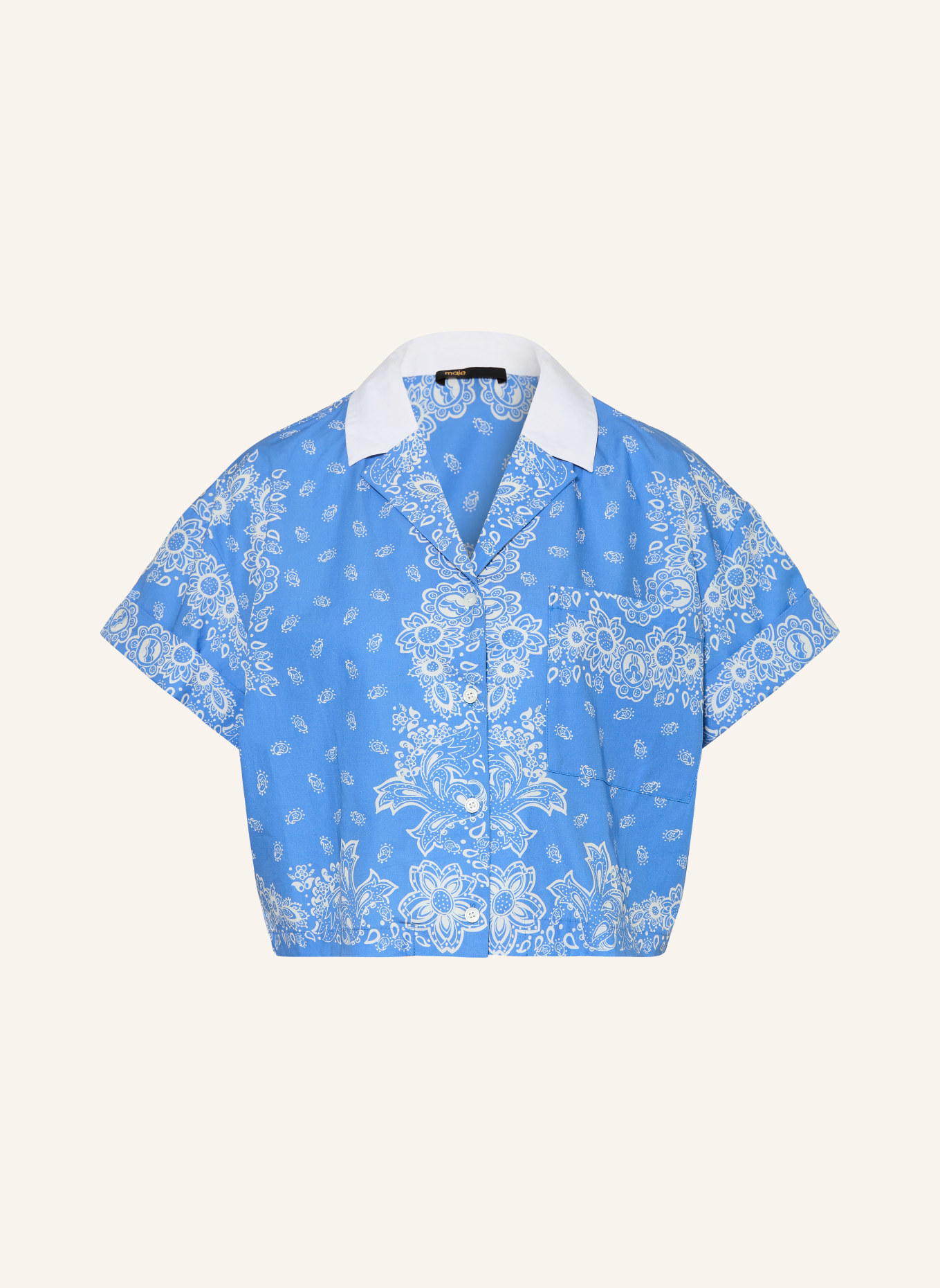 maje bluzka: NIEBIESKI / BIAŁY