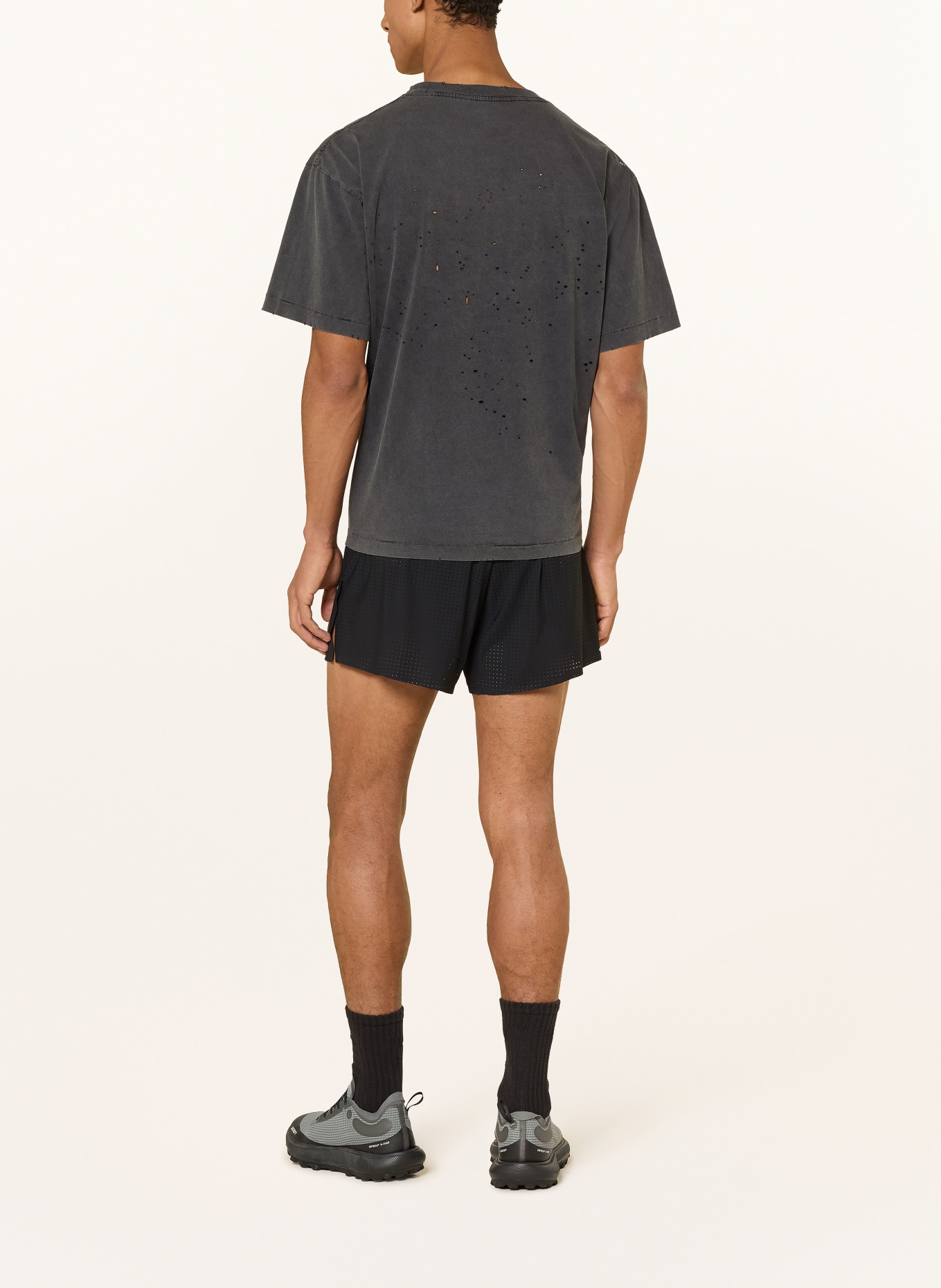 SATISFY 2-in-1-Laufshorts SPACE-O™: SCHWARZ