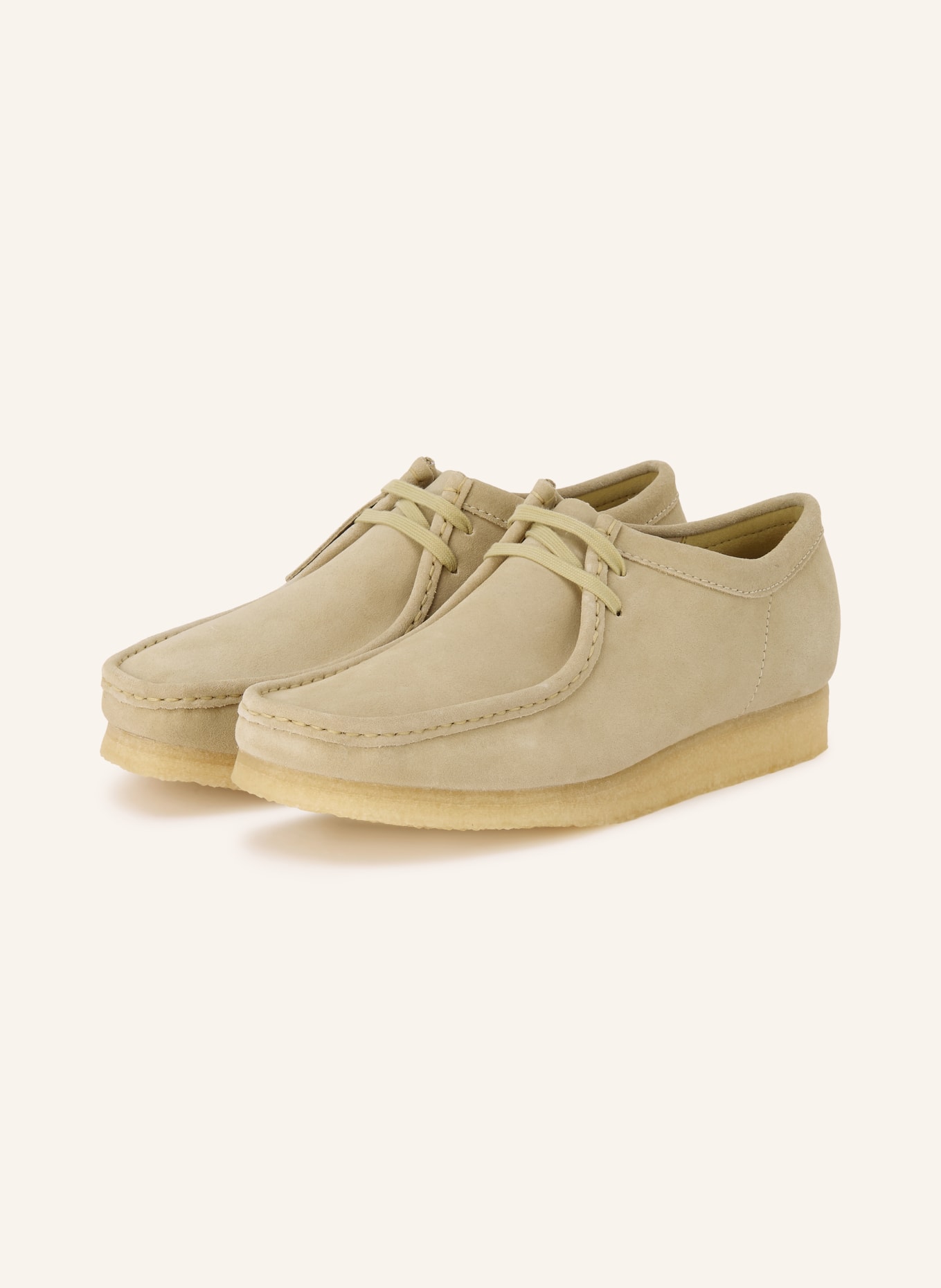 Clarks ORIGINALS Mocassins WALLABEE: BEIGE