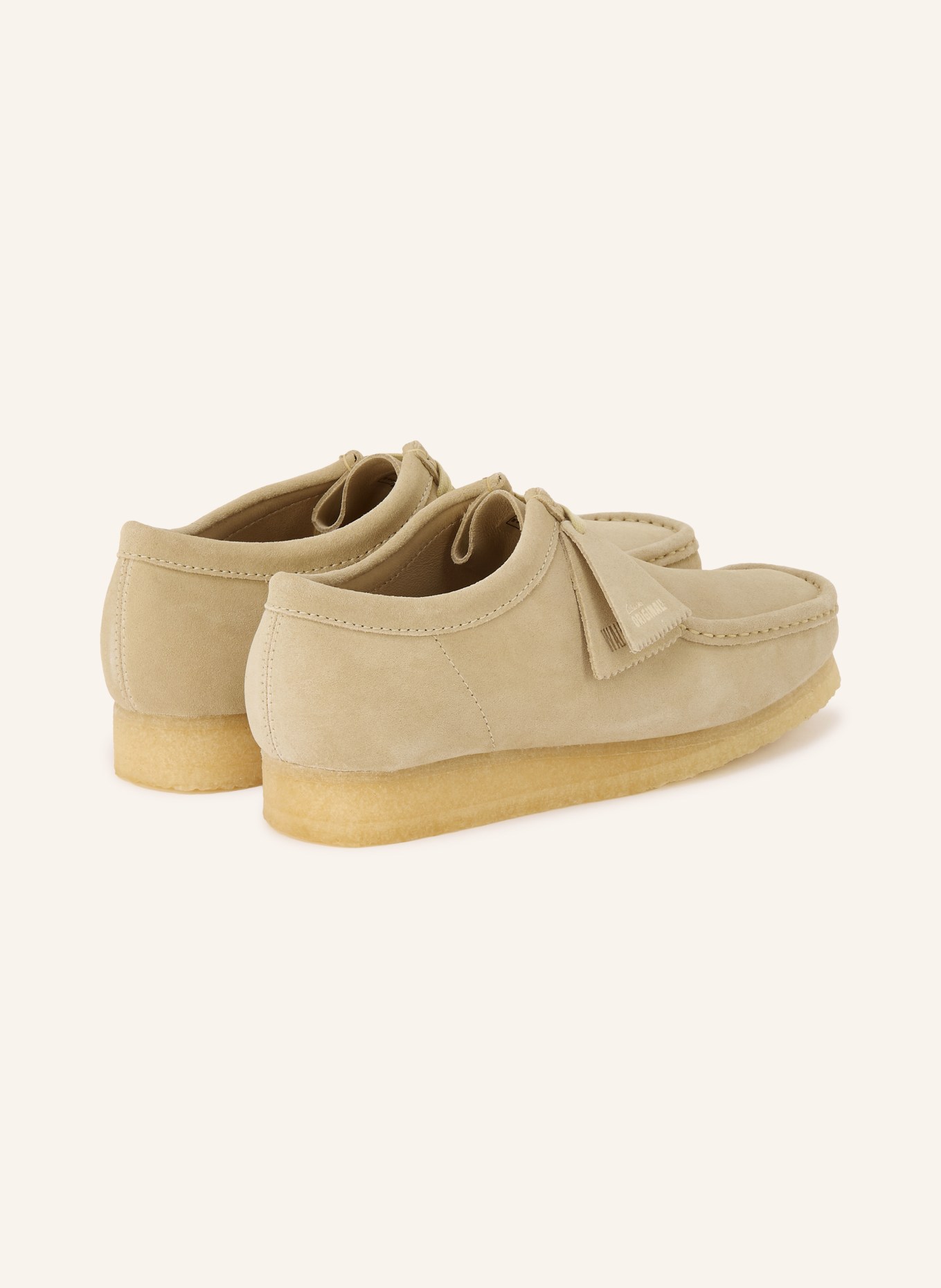 Clarks ORIGINALS Mocassins WALLABEE: BEIGE