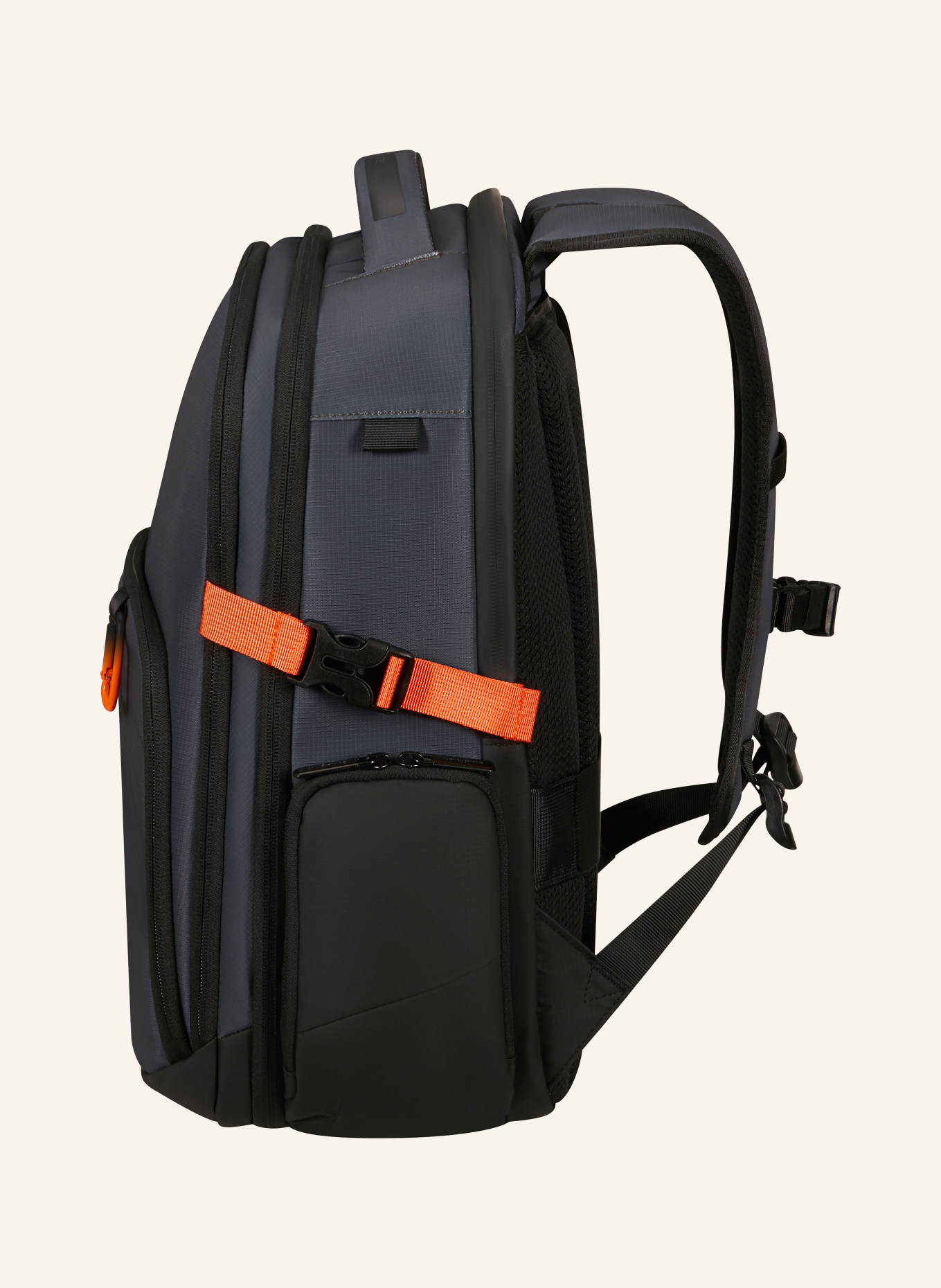 Samsonite Rucksack BIZ2GO 22,5 l mit Laptop-Fach: DUNKELGRAU / ORANGE / SCHWARZ
