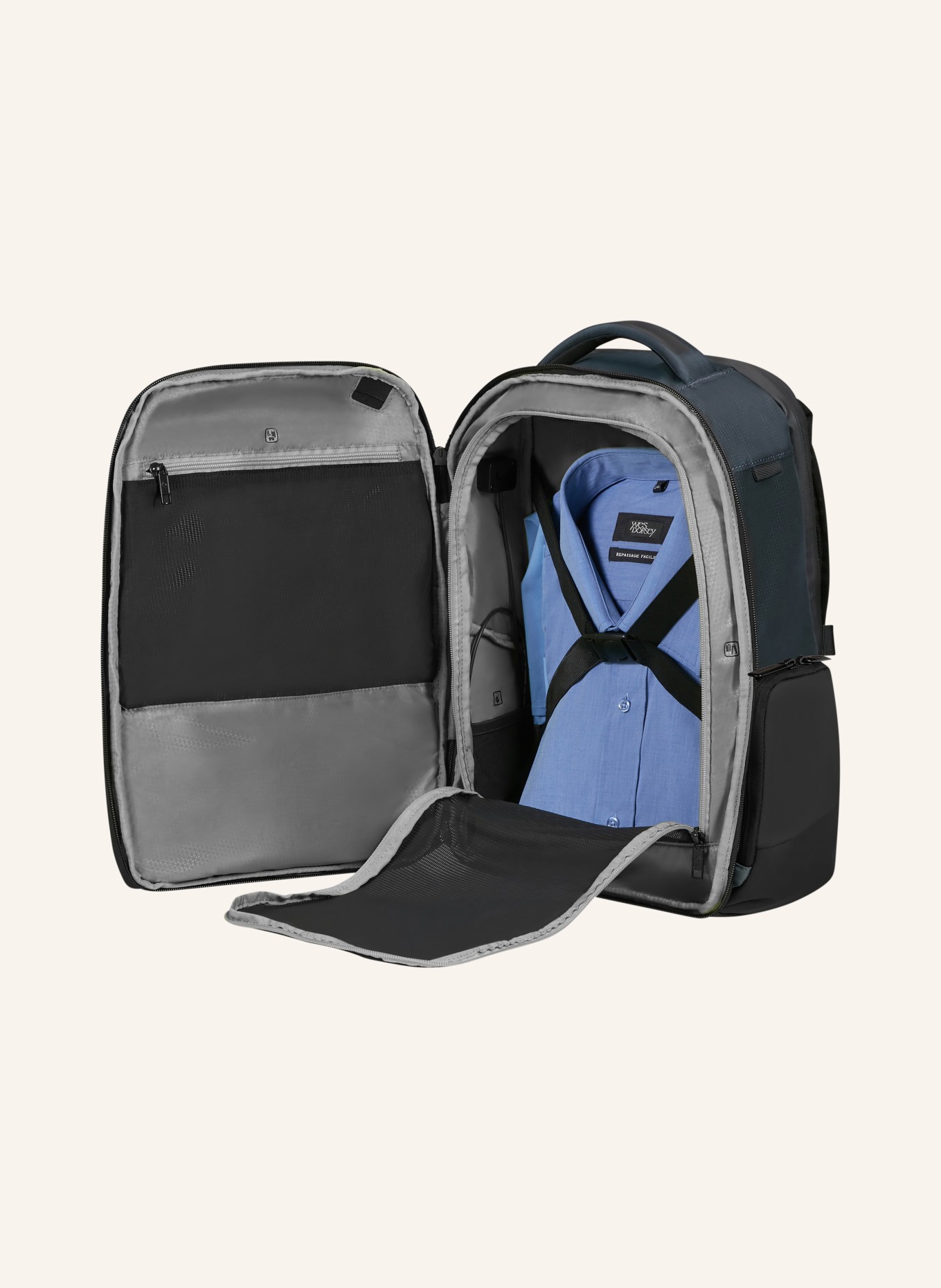 Samsonite Rucksack BIZ2GO 22,5 l mit Laptop-Fach: DUNKELBLAU / SCHWARZ