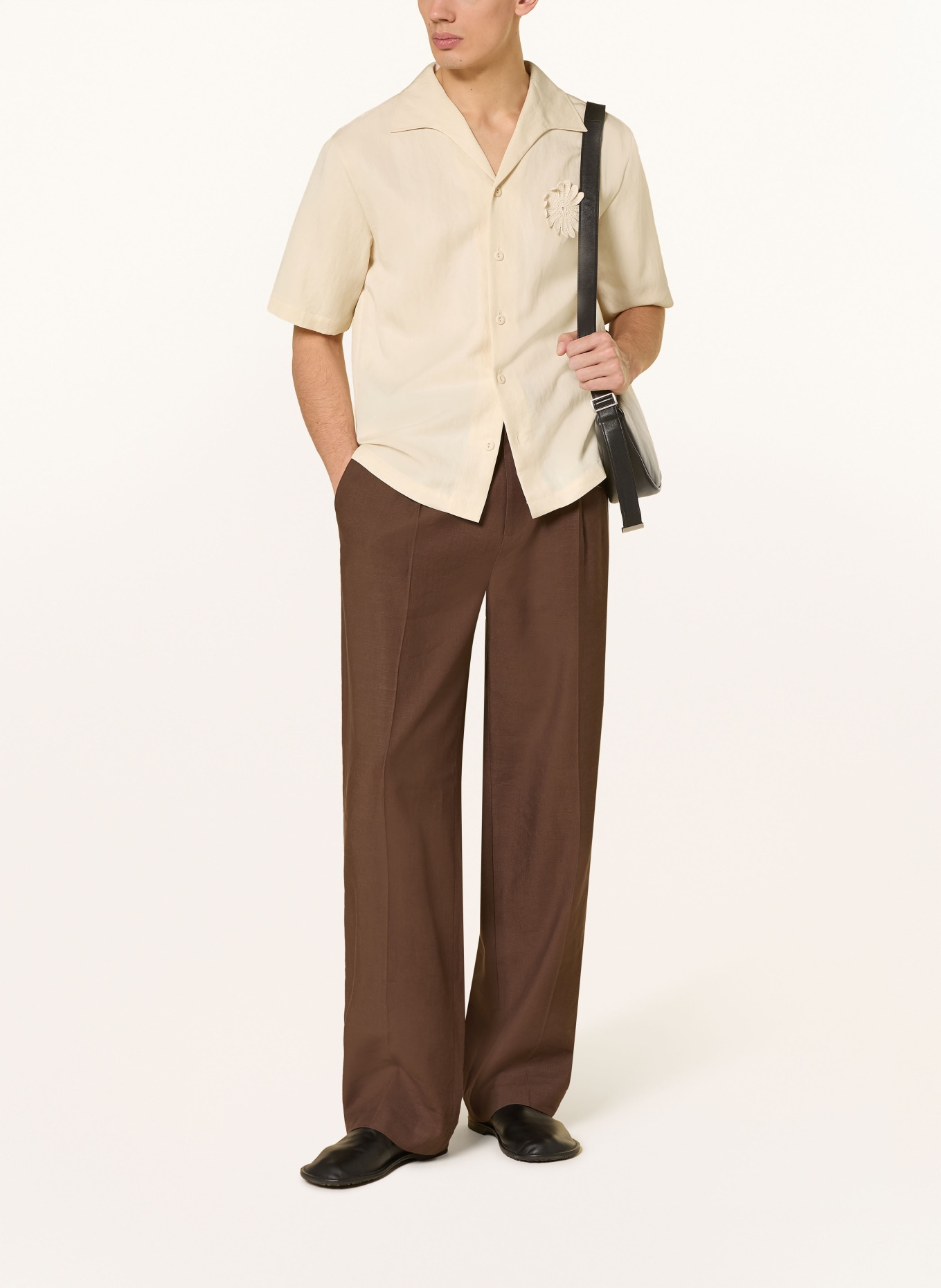 SANDRO Resorthemd Regular Fit: CREME