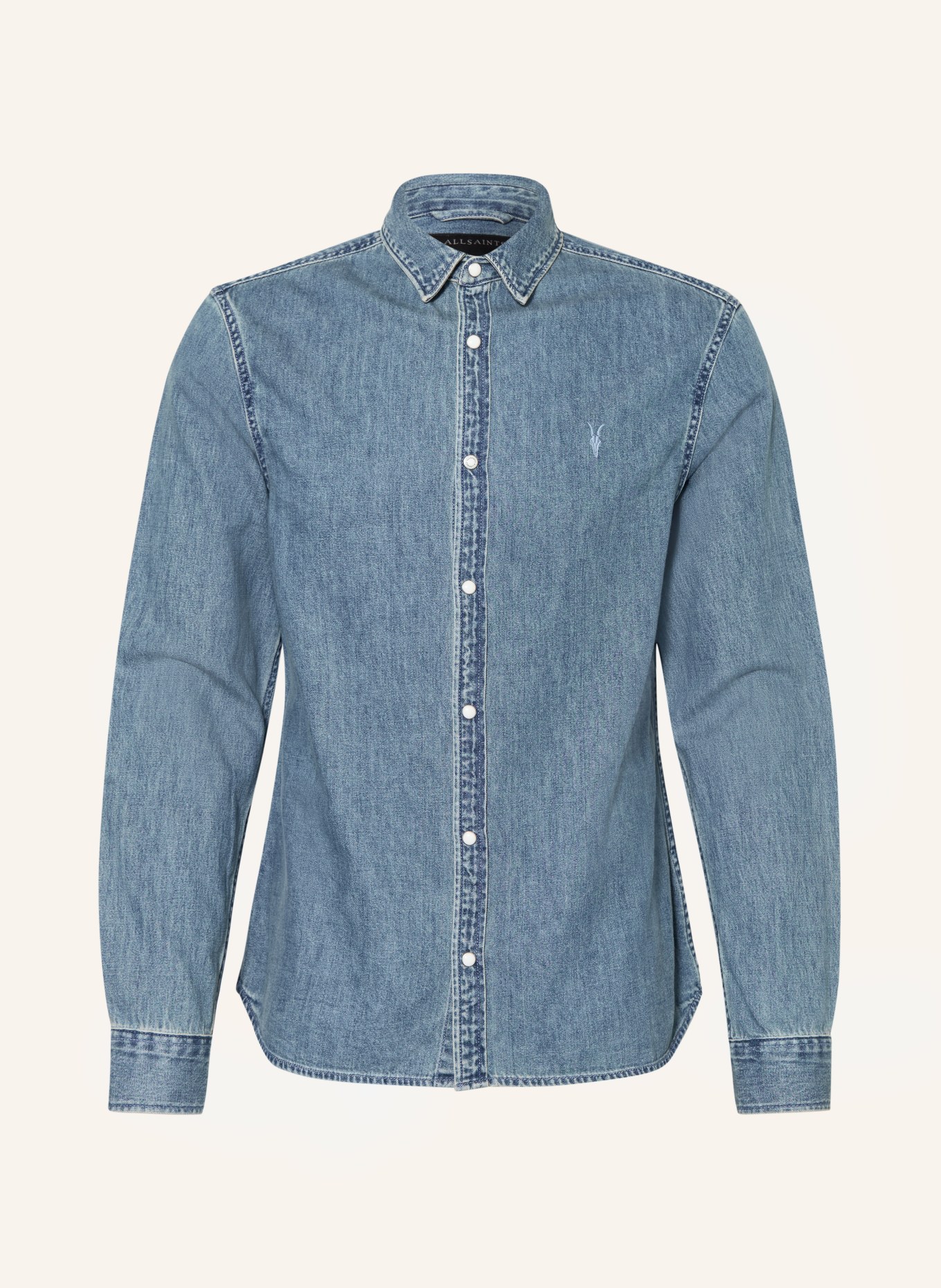 ALLSAINTS Jeanshemd GLEASON Slim Fit: BLAUW