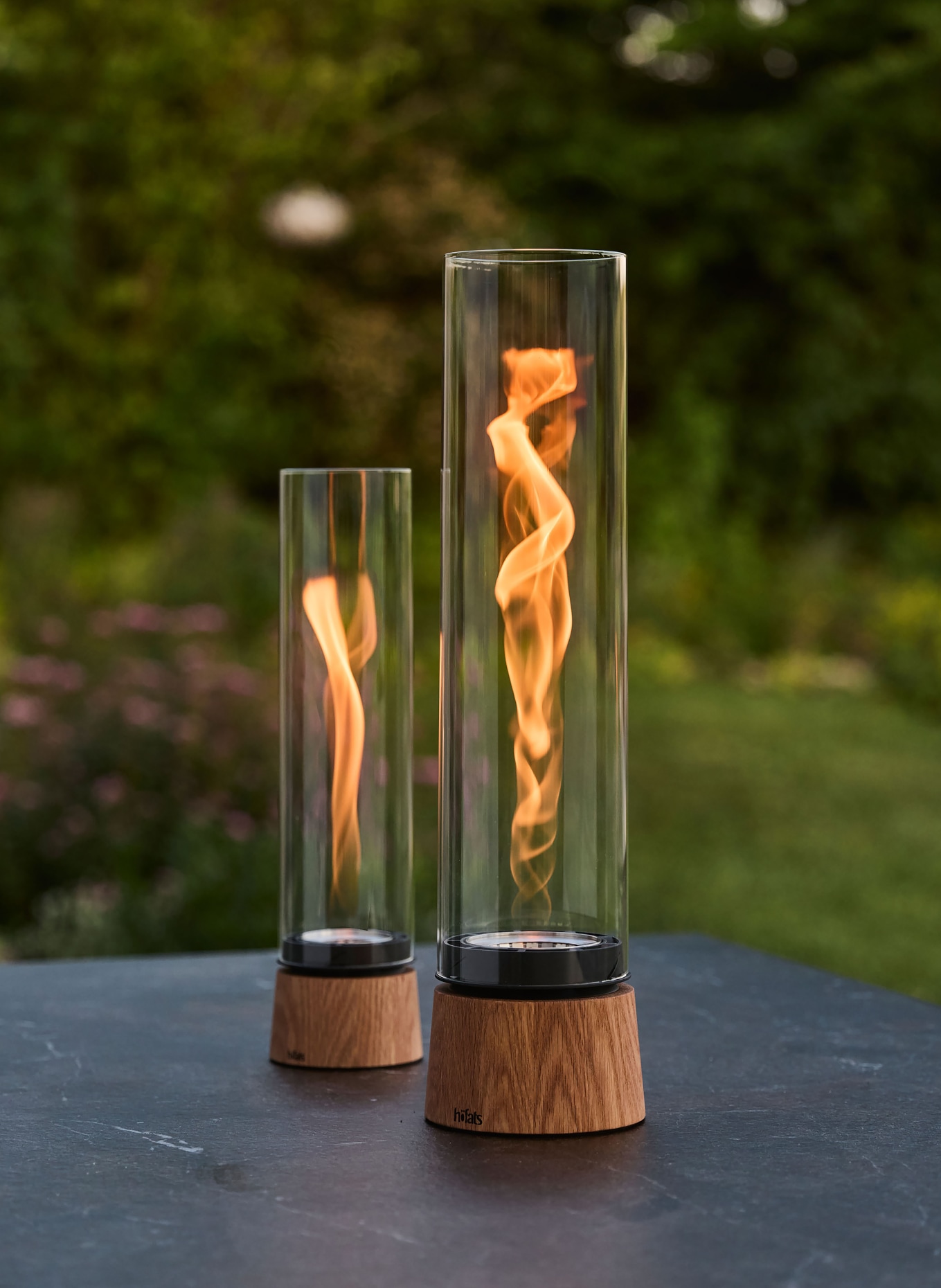 höfats Tischfeuer SPIN 1200: HELLBRAUN / WEISS