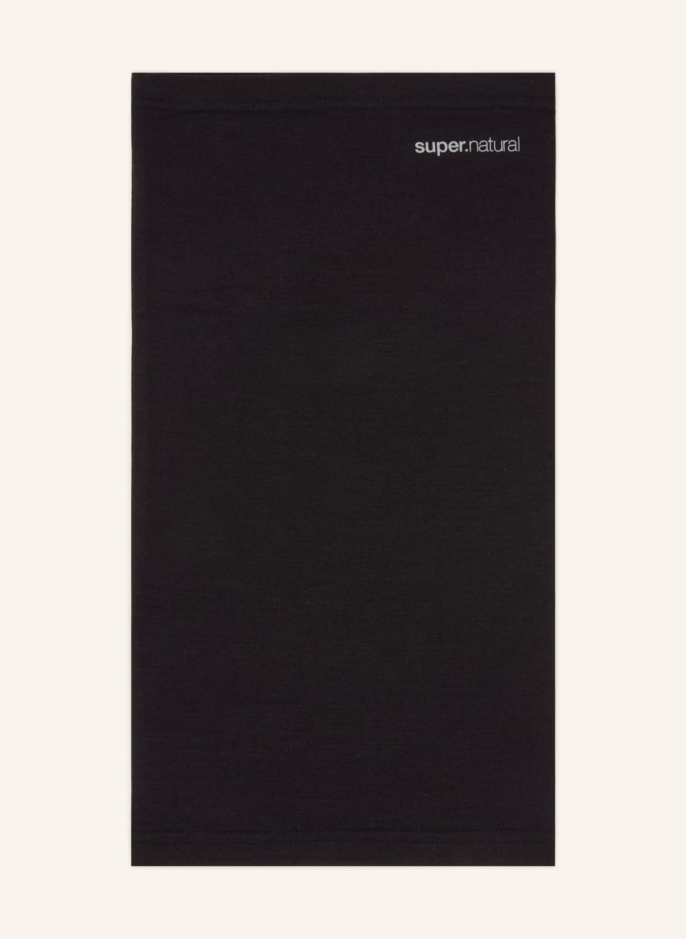 super.natural Hals-Nackenwärmer WANDERLUST mit Merinowolle: SCHWARZ