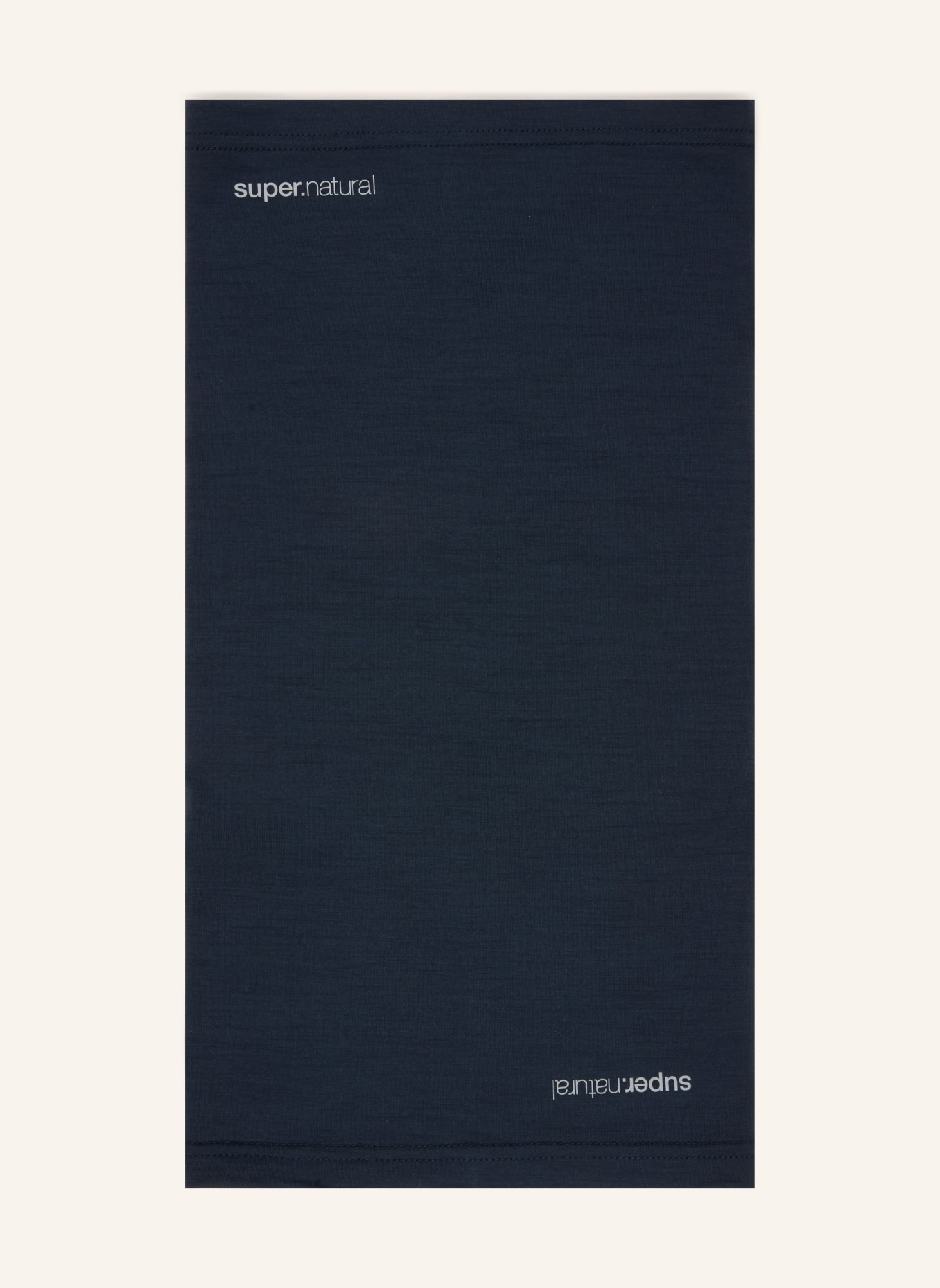 super.natural Hals- en nekwarmer WANDERLUST met merinowol: DONKERBLAUW