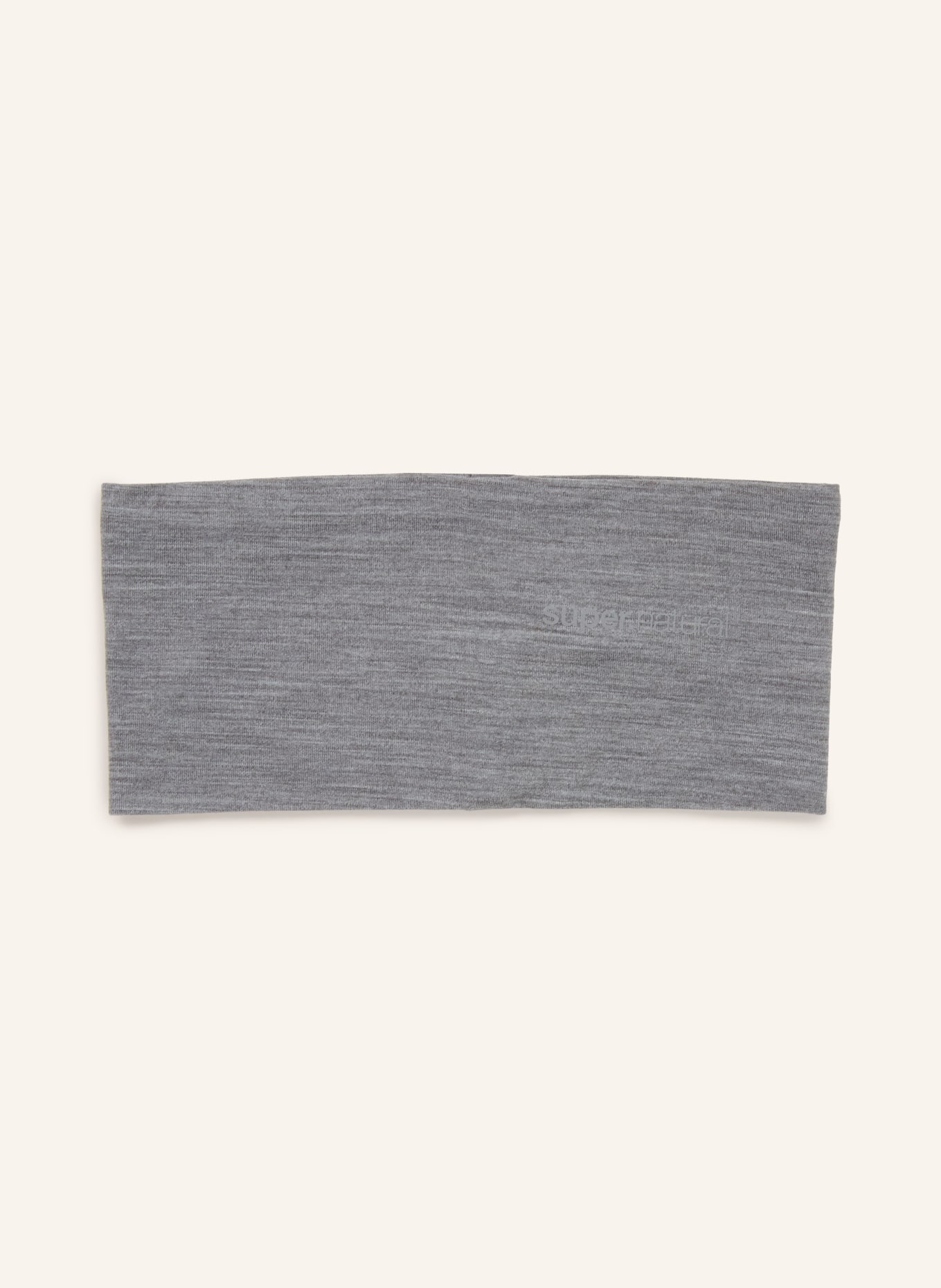 super.natural Hoofdband WANDERLUST met merinowol: GRIJS