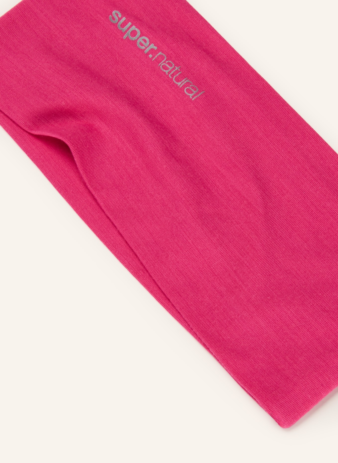 super.natural Hoofdband WANDERLUST met merinowol: NEONROZE